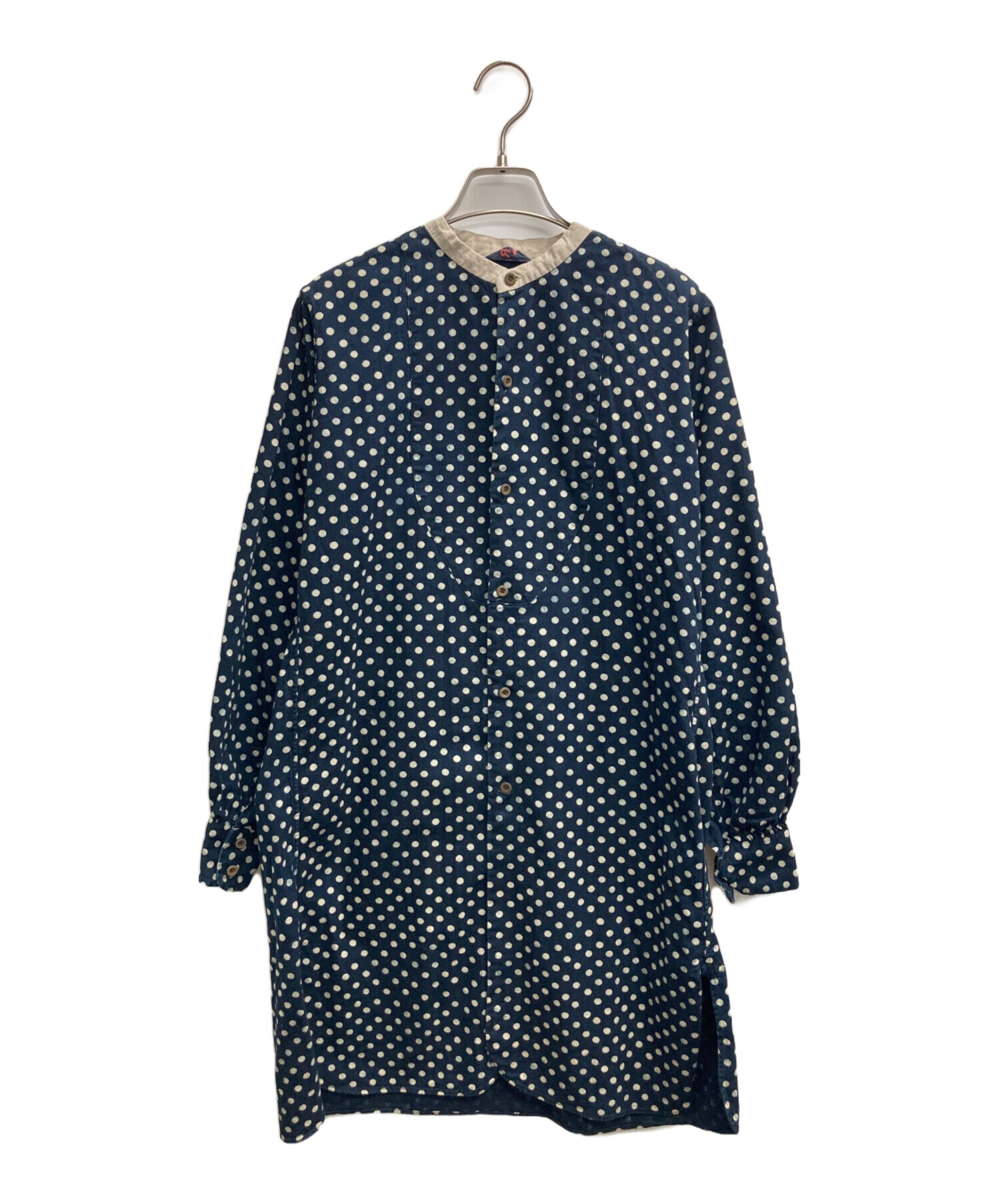 45R キュプラ　ドットワンピース　サイズフリー 45R ドットワンピース 45R キュプラ ドットワンピース サイズ