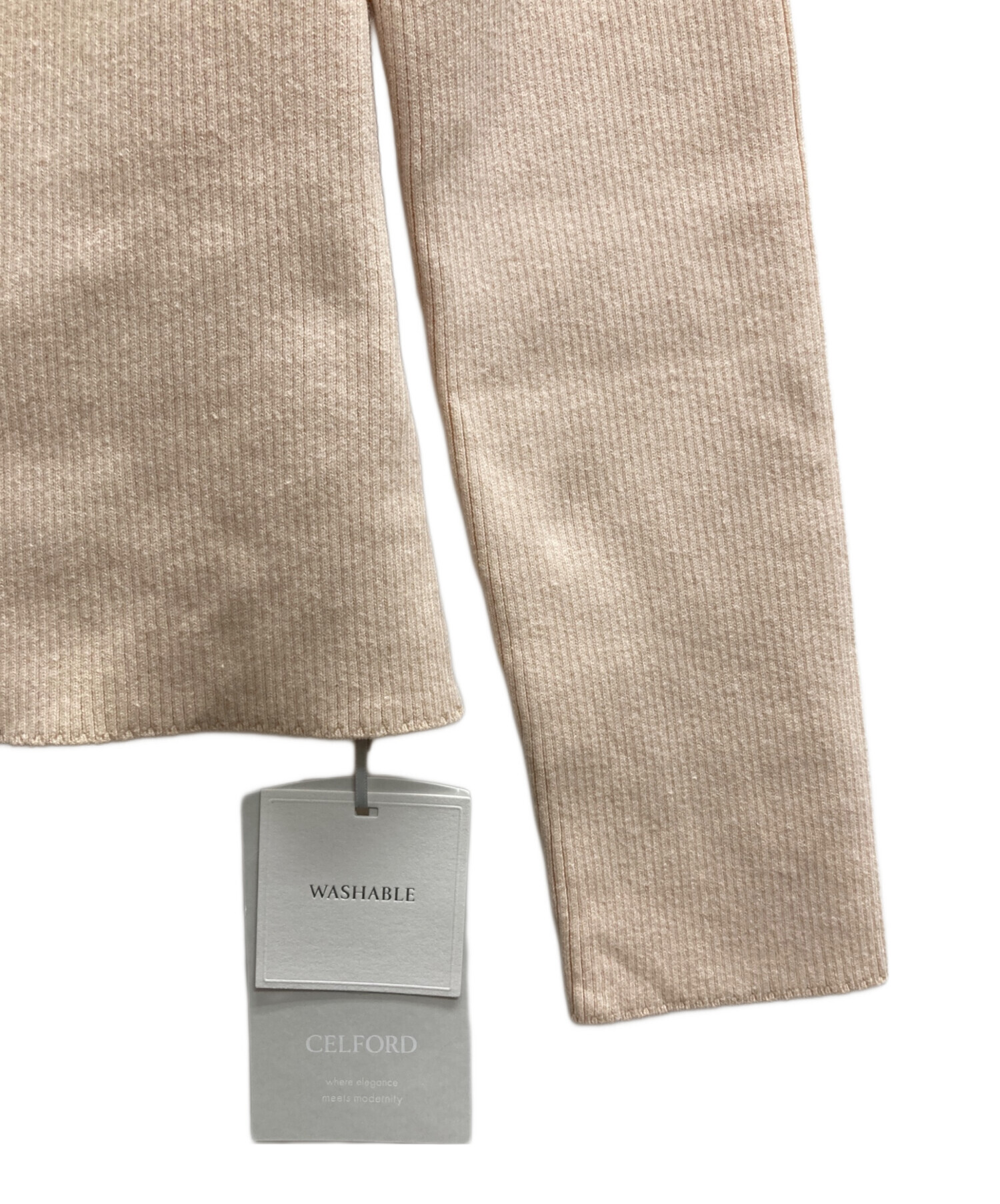 中古・古着通販】CELFORD (セルフォード) 2WAYラッフルリブニット