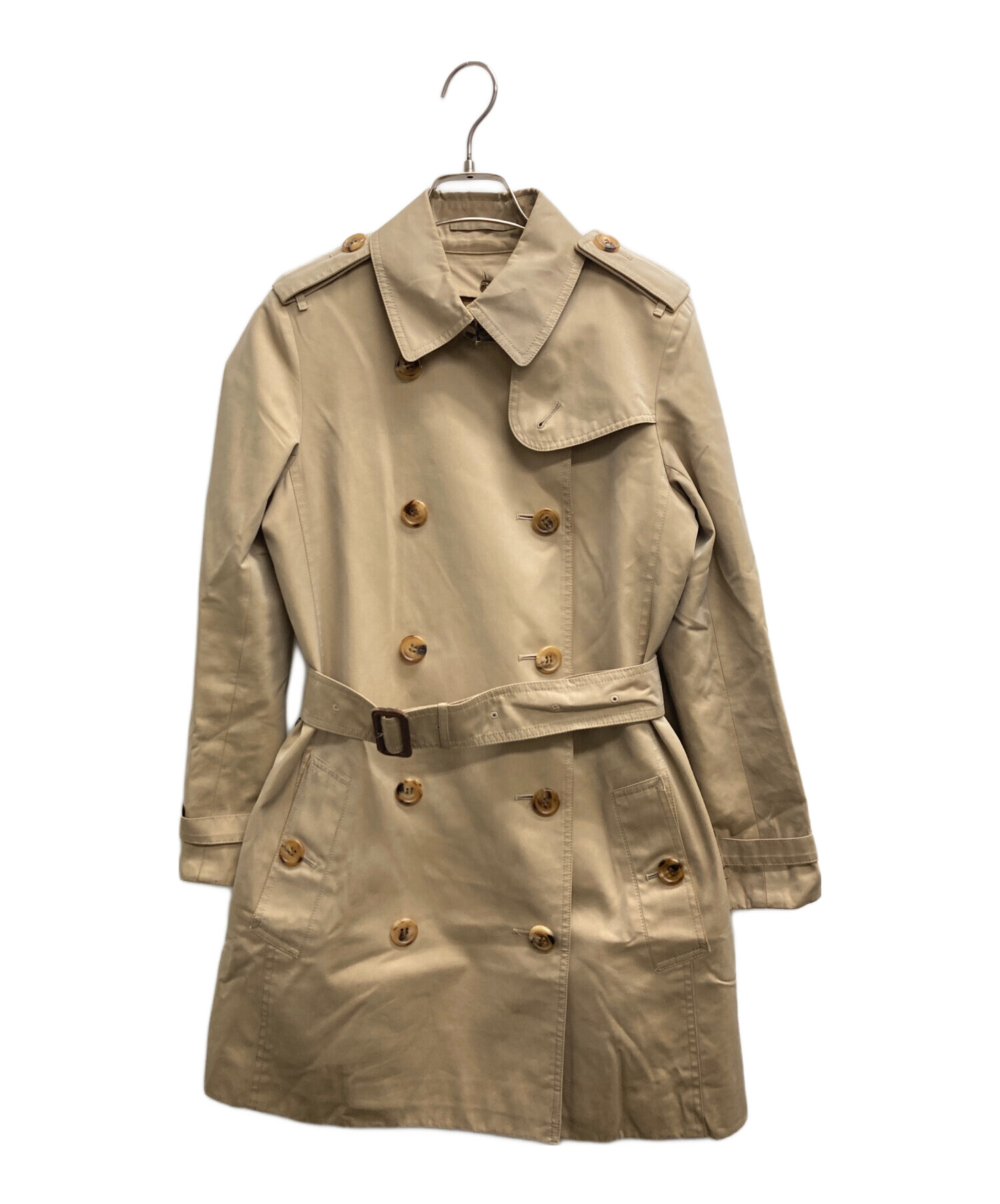 美品✴︎バーバリーロンドン/ショートトレンチ/ダブルボタンコート/ベージュ/11号 中古・古着通販】BURBERRY LONDON (バーバリーロンドン) ショート
