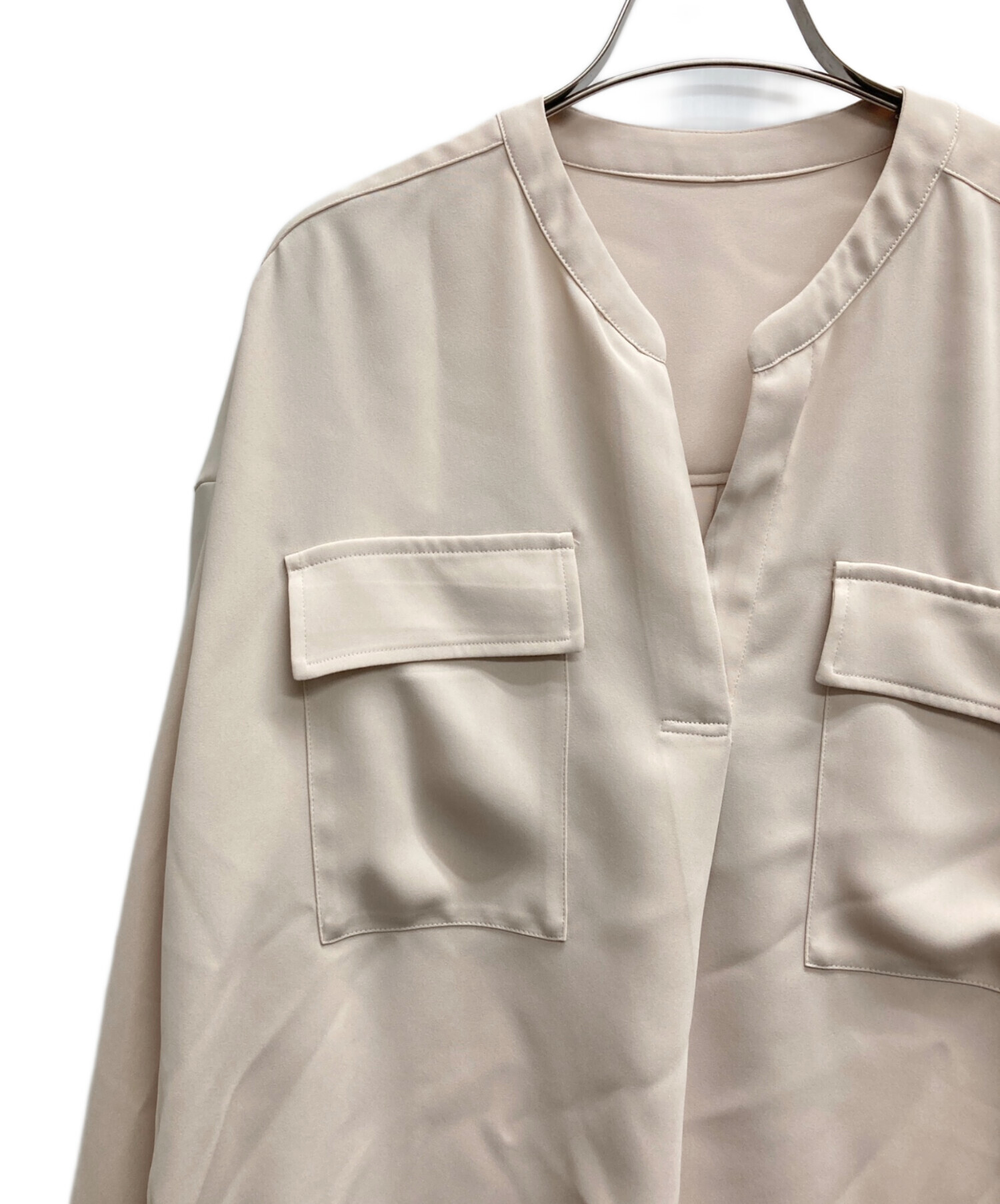 中古・古着通販】Noble (ノーブル) ワークディテールドレープシャツ