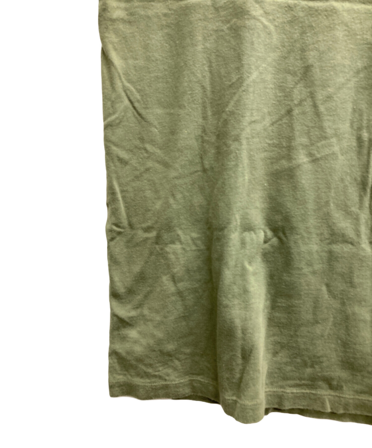 中古・古着通販】GUCCI (グッチ) VネックTシャツ グリーン サイズ:M