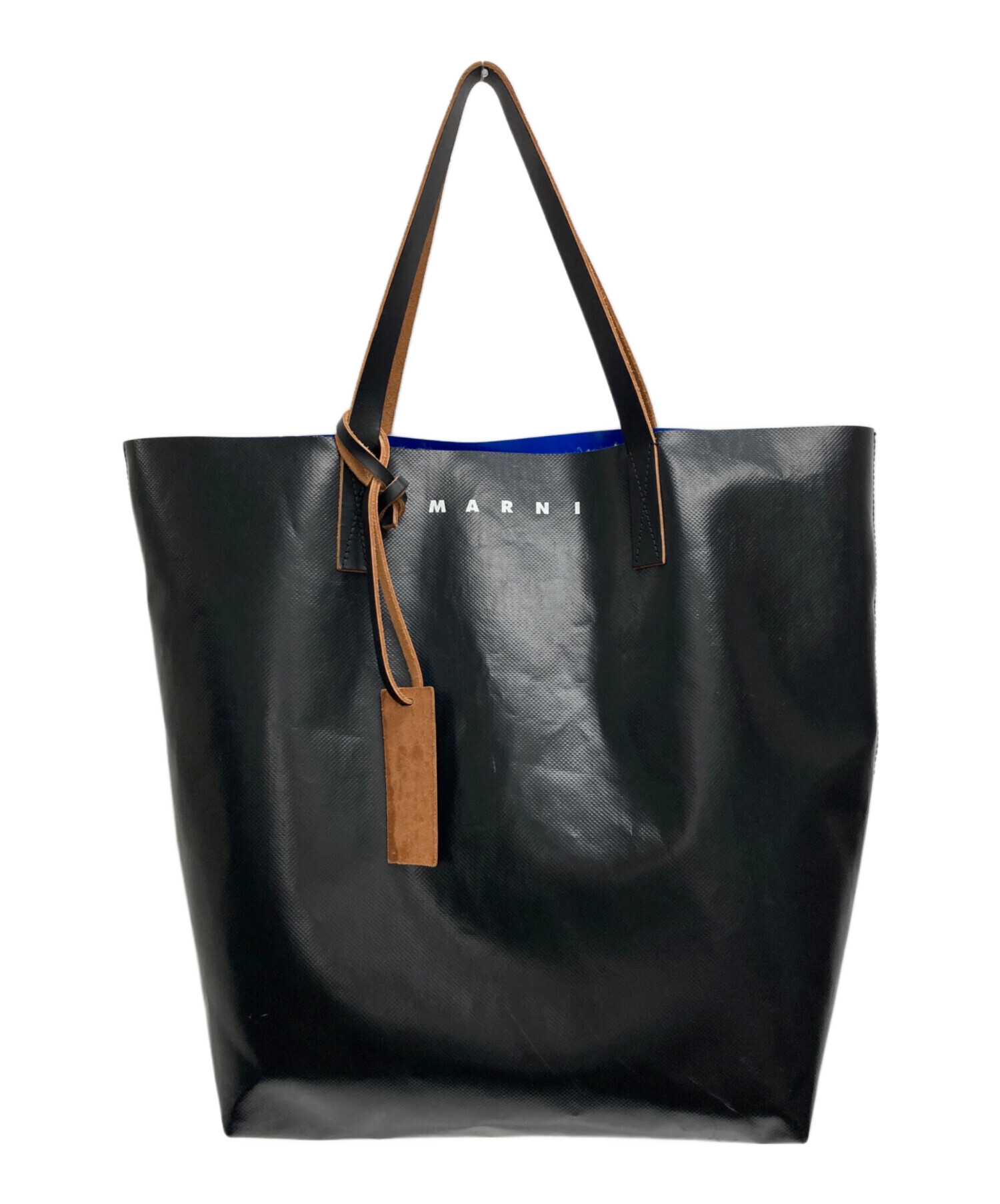 中古・古着通販】MARNI (マルニ) ポリエステル×レザーバイカラー 