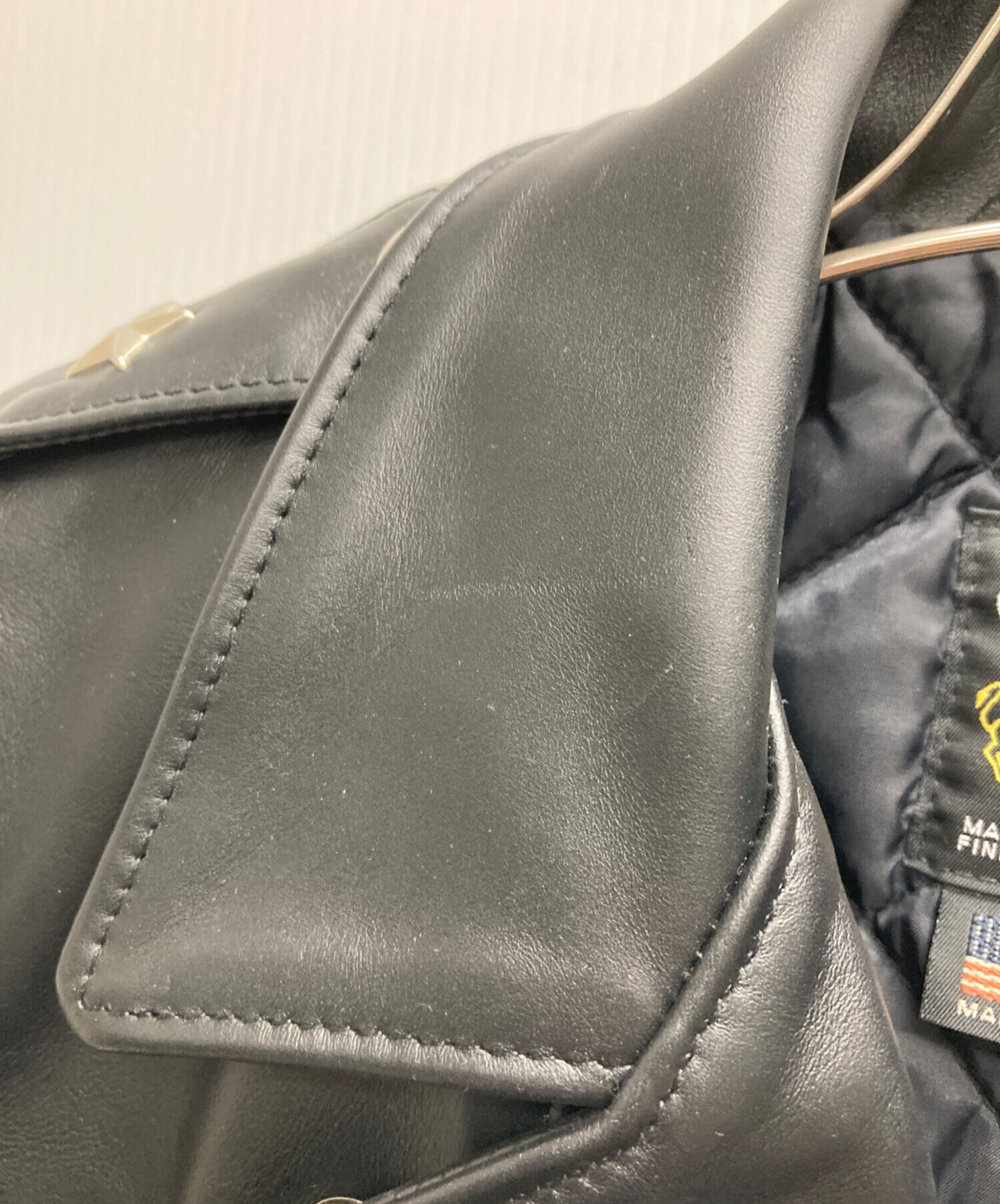 中古・古着通販】Schott (ショット) ライダースジャケット ブラック