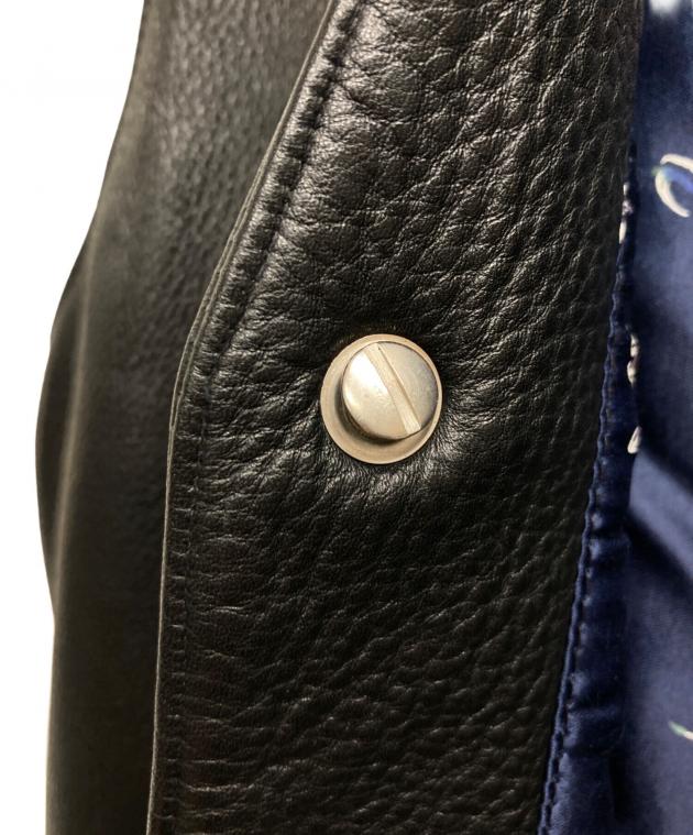 中古・古着通販】A&G (エーアンドジー) バッククロス レザーベスト