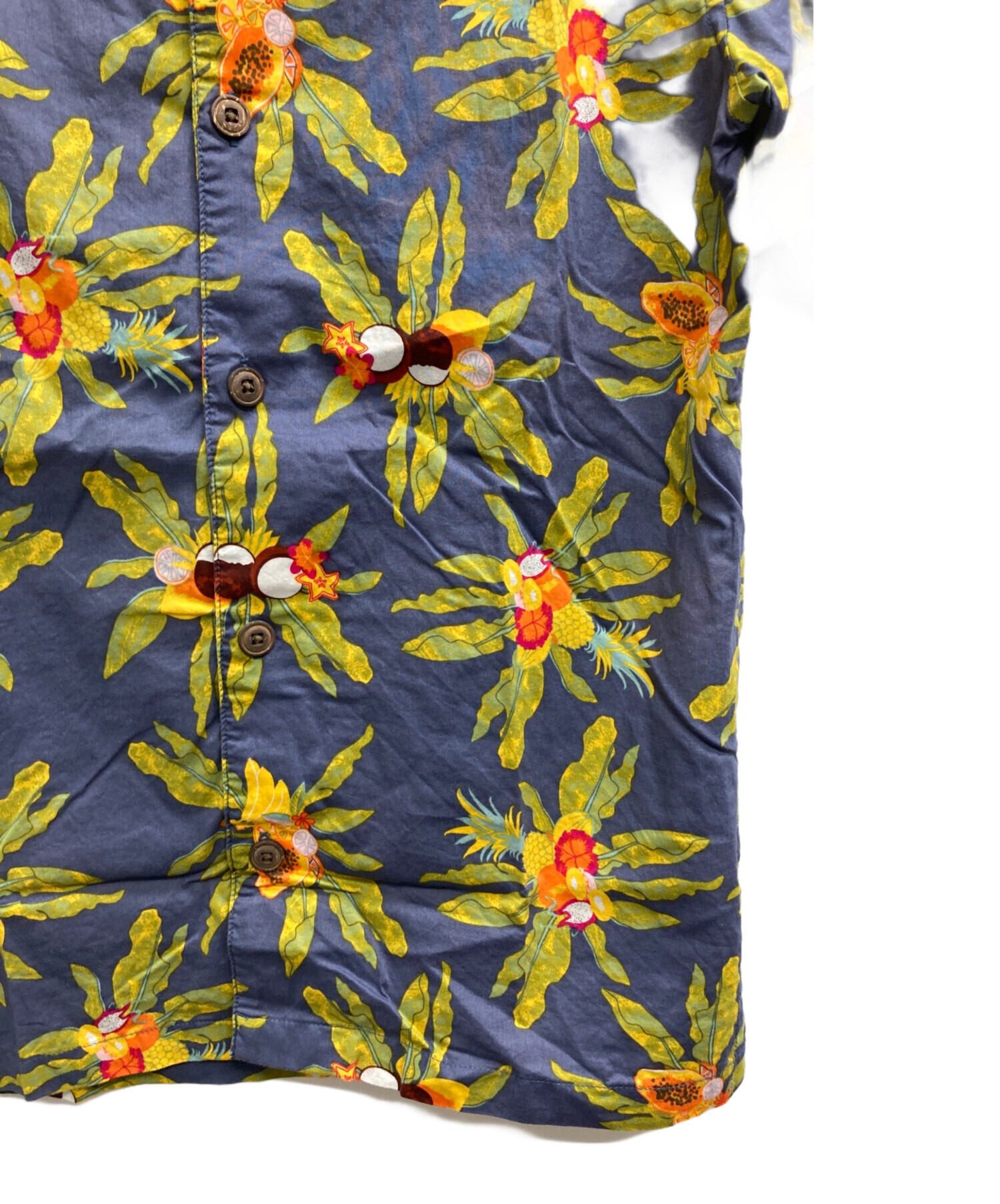 中古・古着通販】pataloha (パタロハ) アロハシャツ ブルー サイズ:XL