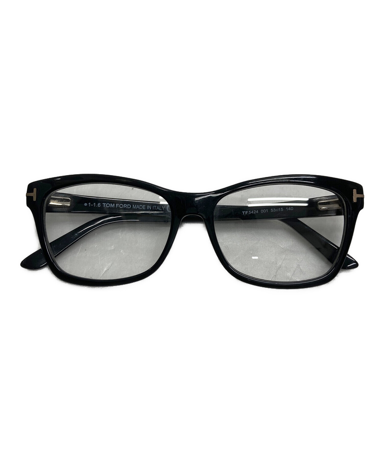 中古・古着通販】TOM FORD (トムフォード) 眼鏡 ブラック サイズ:53 