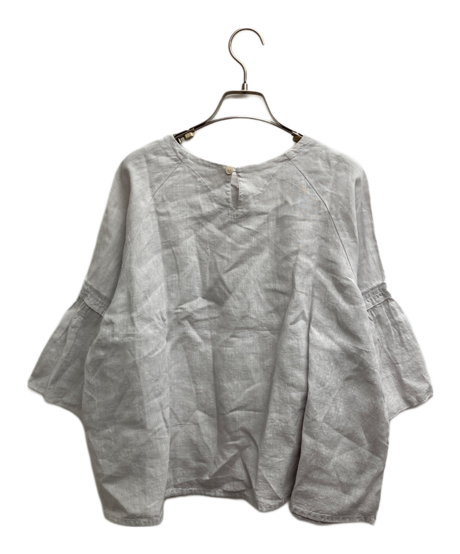 中古・古着通販】nest Robe (ネストローブ) ブラウス グレー サイズ 