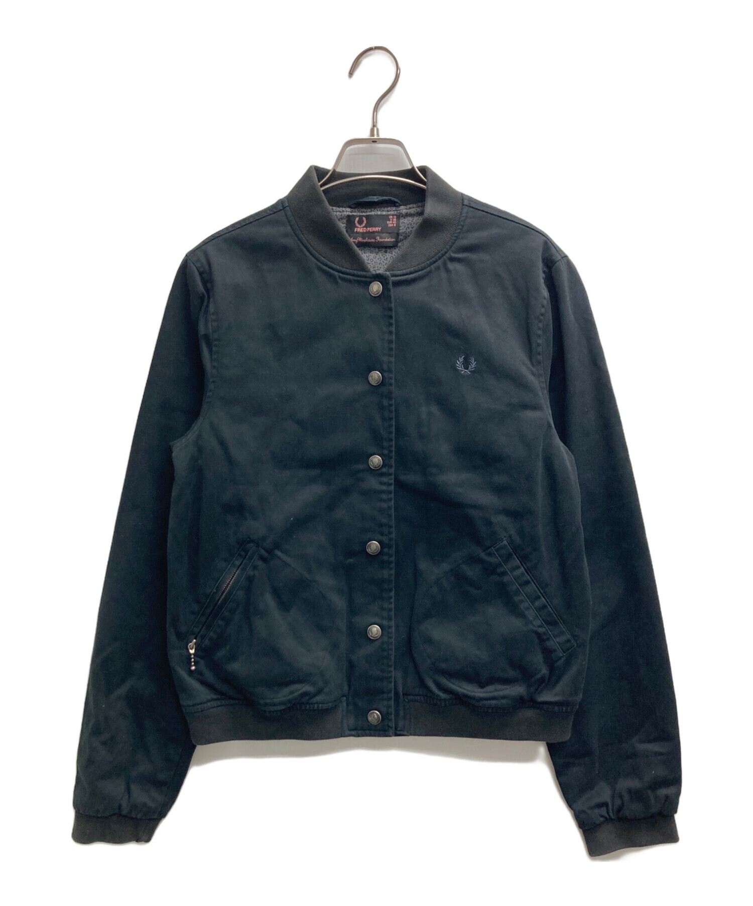 中古・古着通販】FRED PERRY (フレッドペリー) ブルゾン ブラック