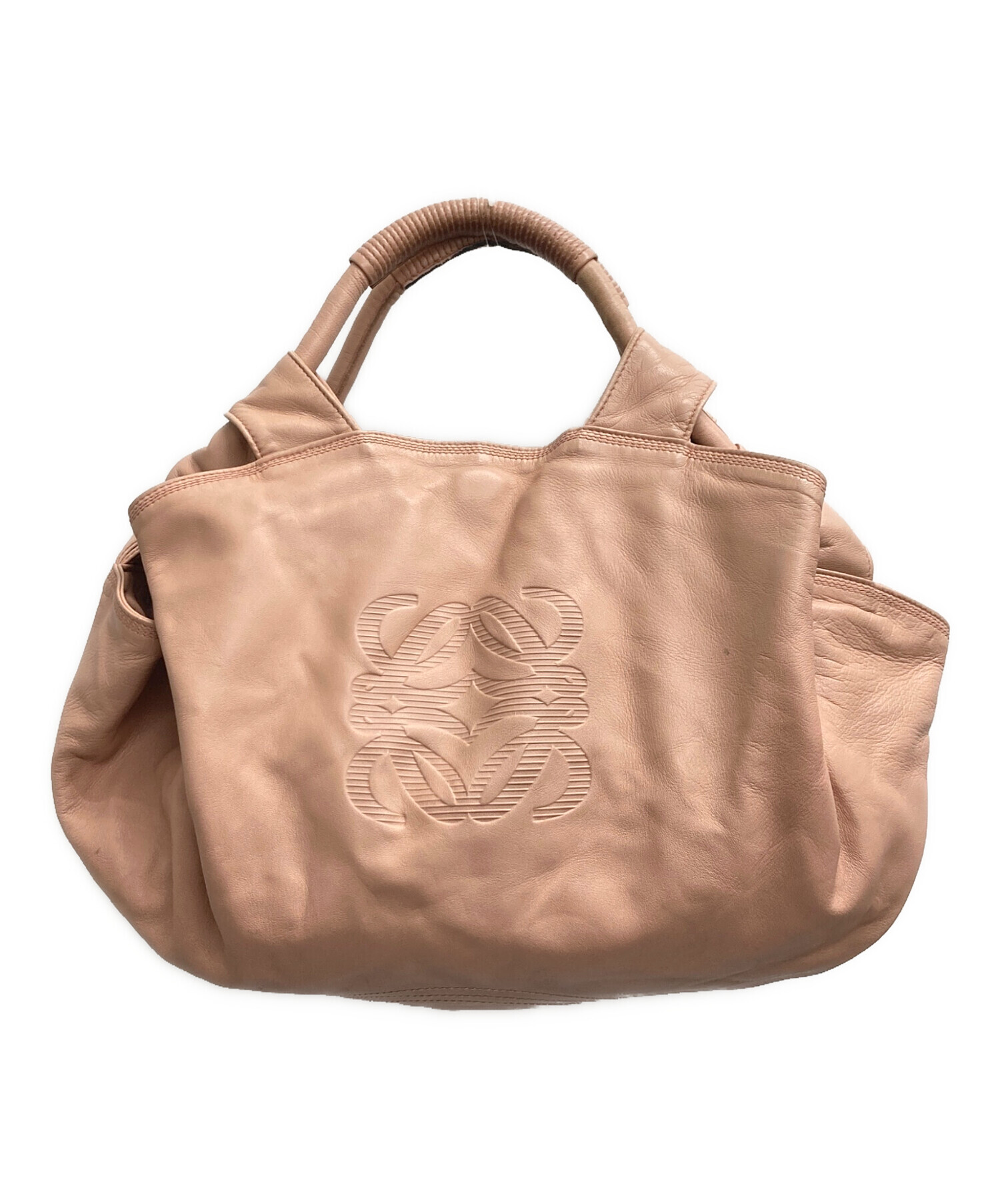 中古・古着通販】LOEWE (ロエベ) ナッパアイレ ハンドバッグ ピンク 