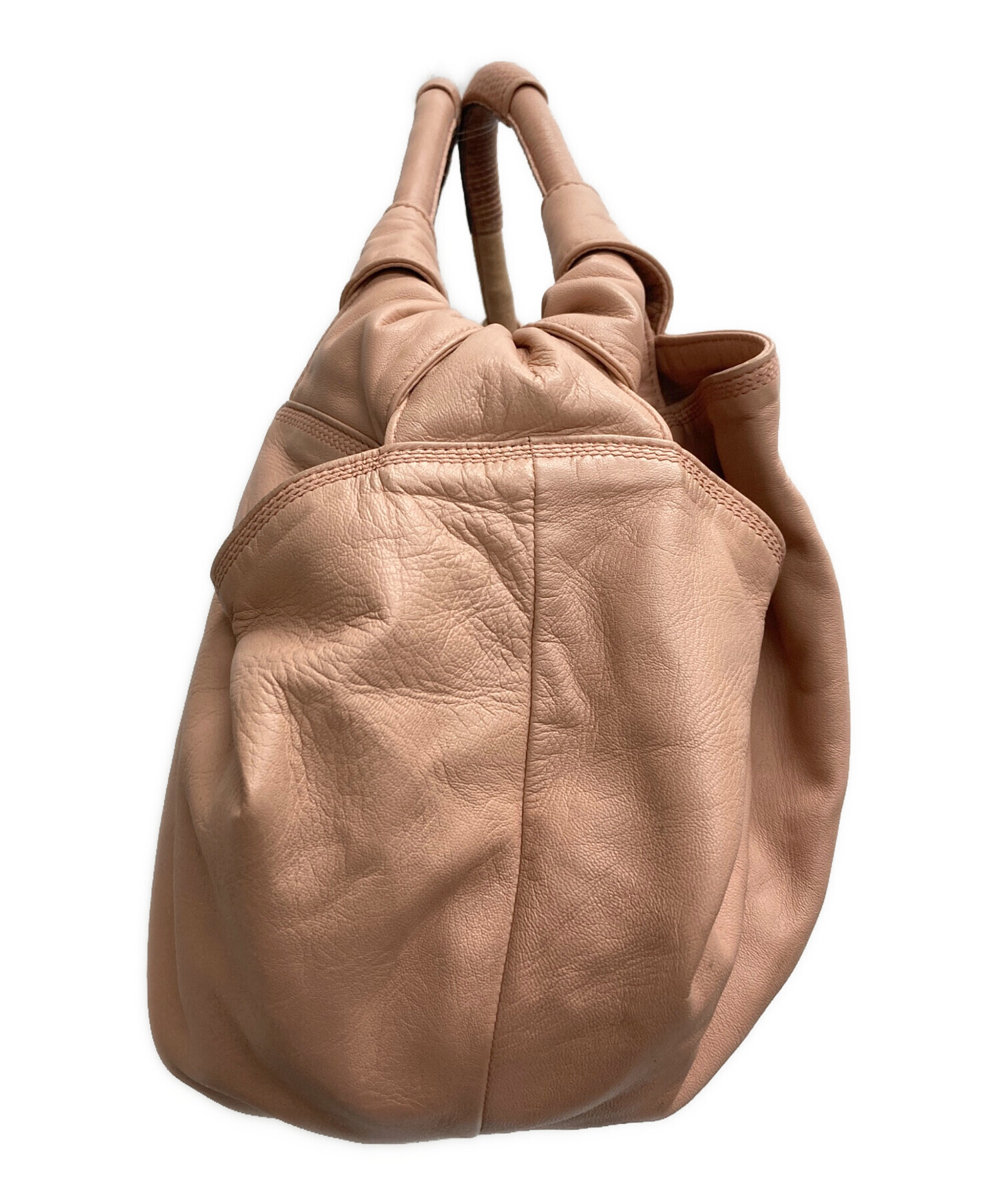 中古・古着通販】LOEWE (ロエベ) ナッパアイレ ハンドバッグ ピンク 