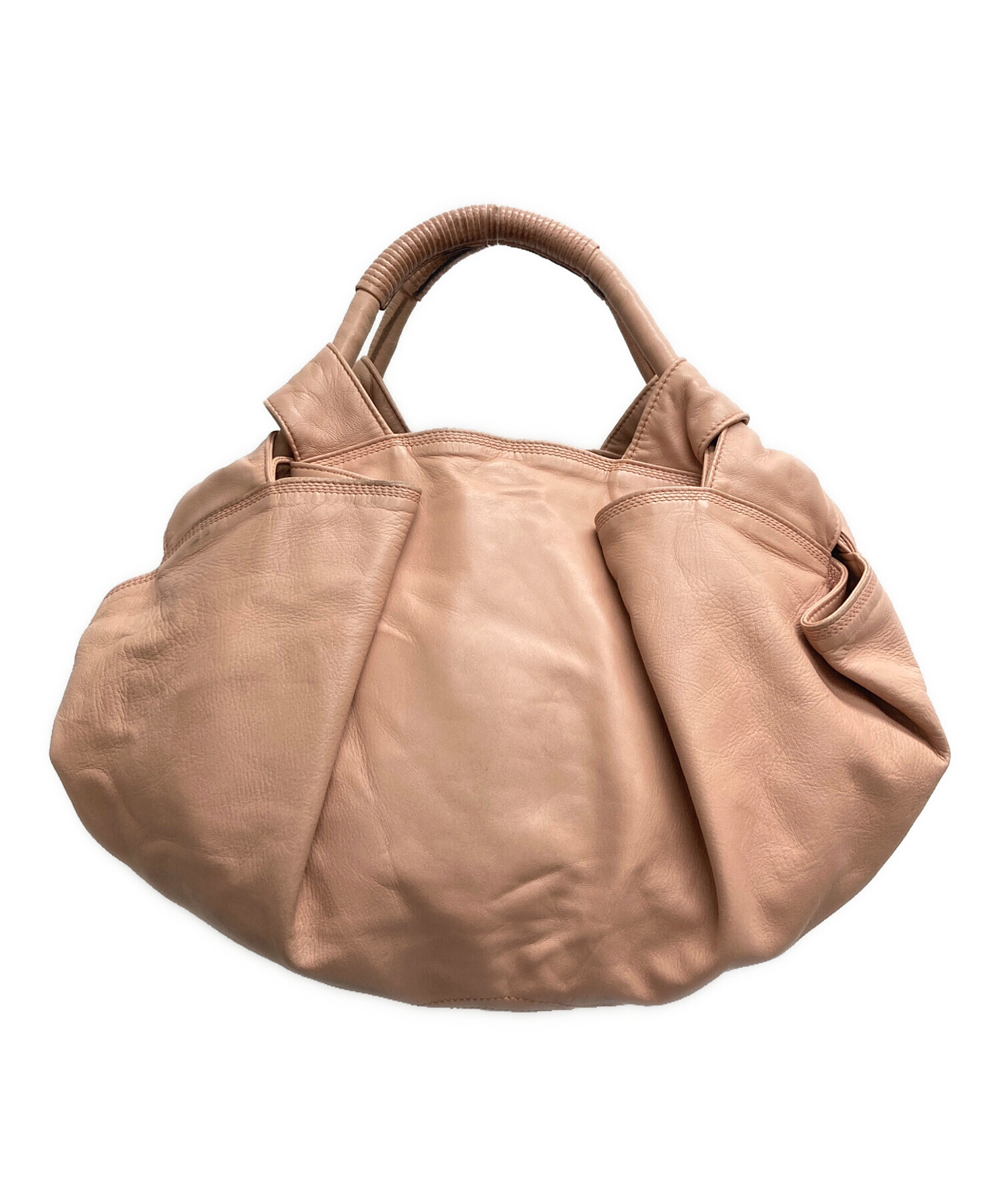 中古・古着通販】LOEWE (ロエベ) ナッパアイレ ハンドバッグ ピンク 