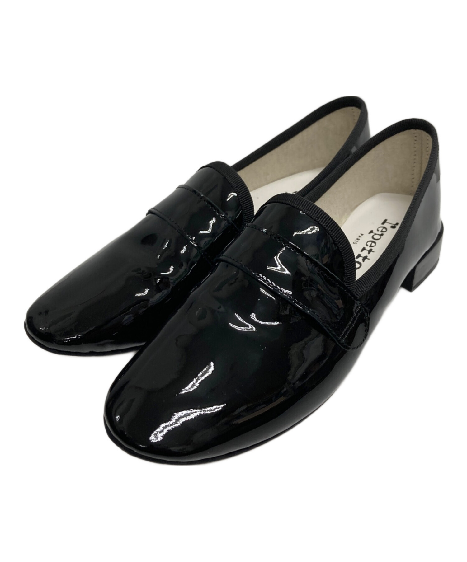 Repetto 黒エナメルバレエシューズ 黒 23cm 新品未使用