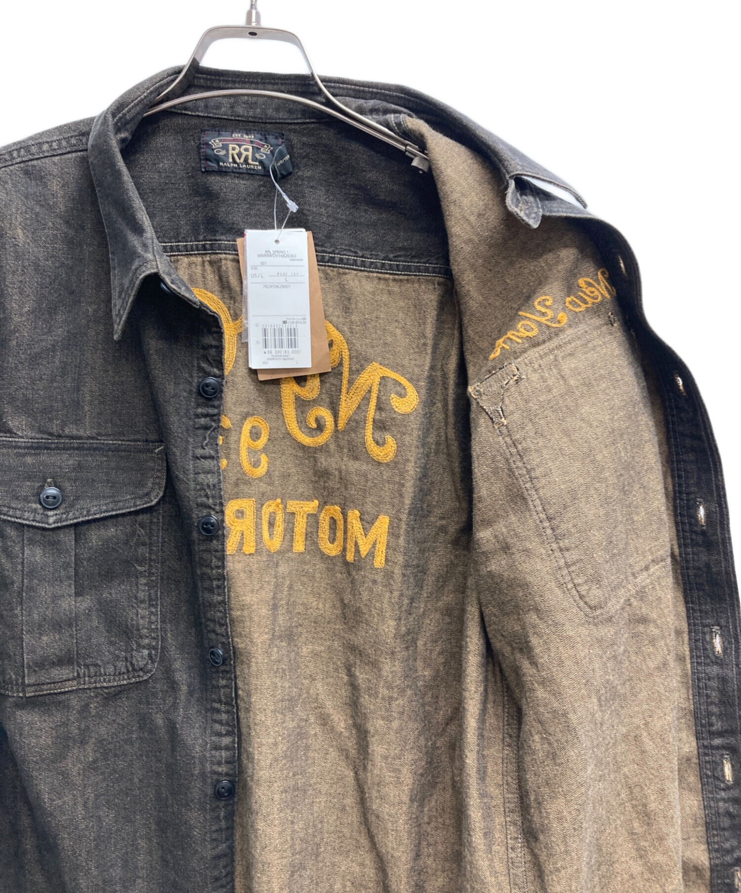 中古・古着通販】RRL (ダブルアールエル) エンブロイダリー デニム