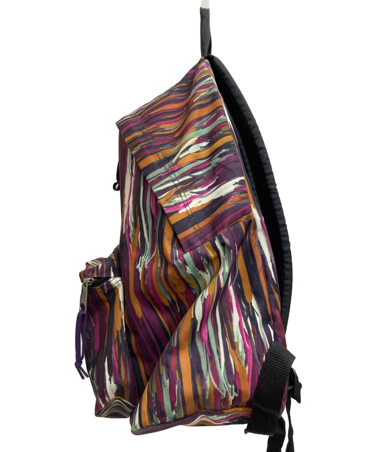 EASTPAK リュック バックパック パープル 総柄 中古・古着通販】EASTPAK (イーストパック) 総柄リュック パープル