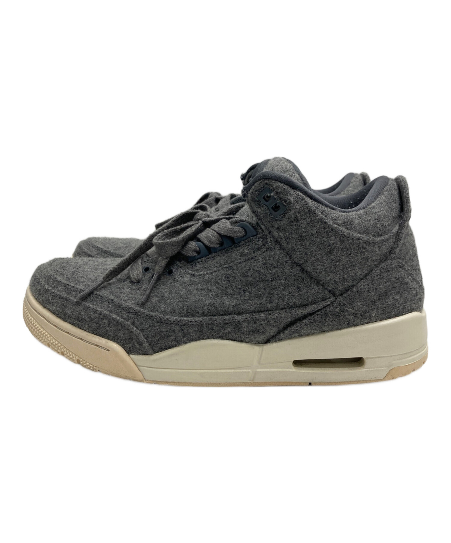 中古・古着通販】NIKE (ナイキ) Air Jordan 3 Retro グレー サイズ 