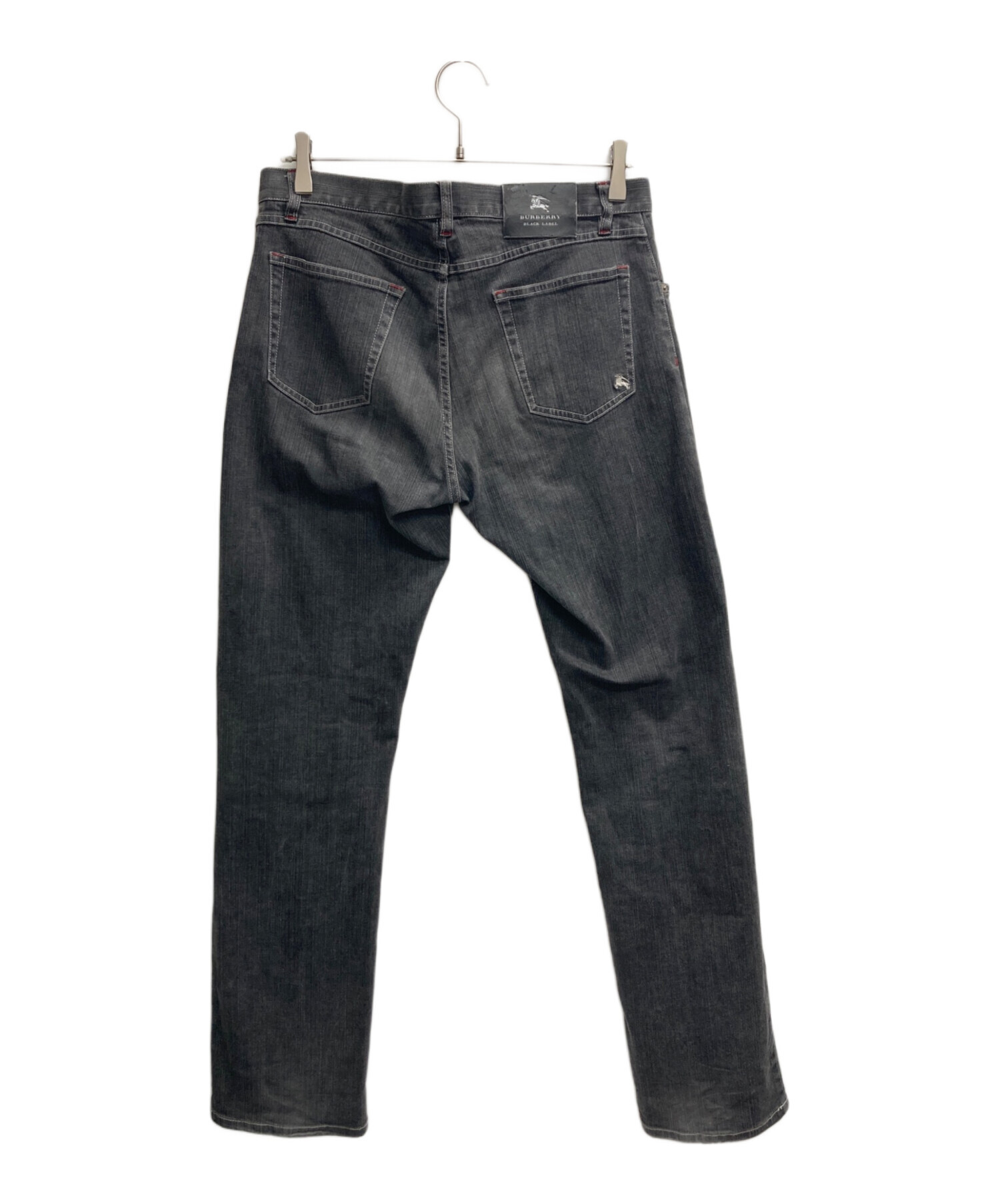 バーバリーブラックレーベル☆グレーデニムパンツ 中古・古着通販】BURBERRY BLACK LABEL (バーバリーブラックレーベル
