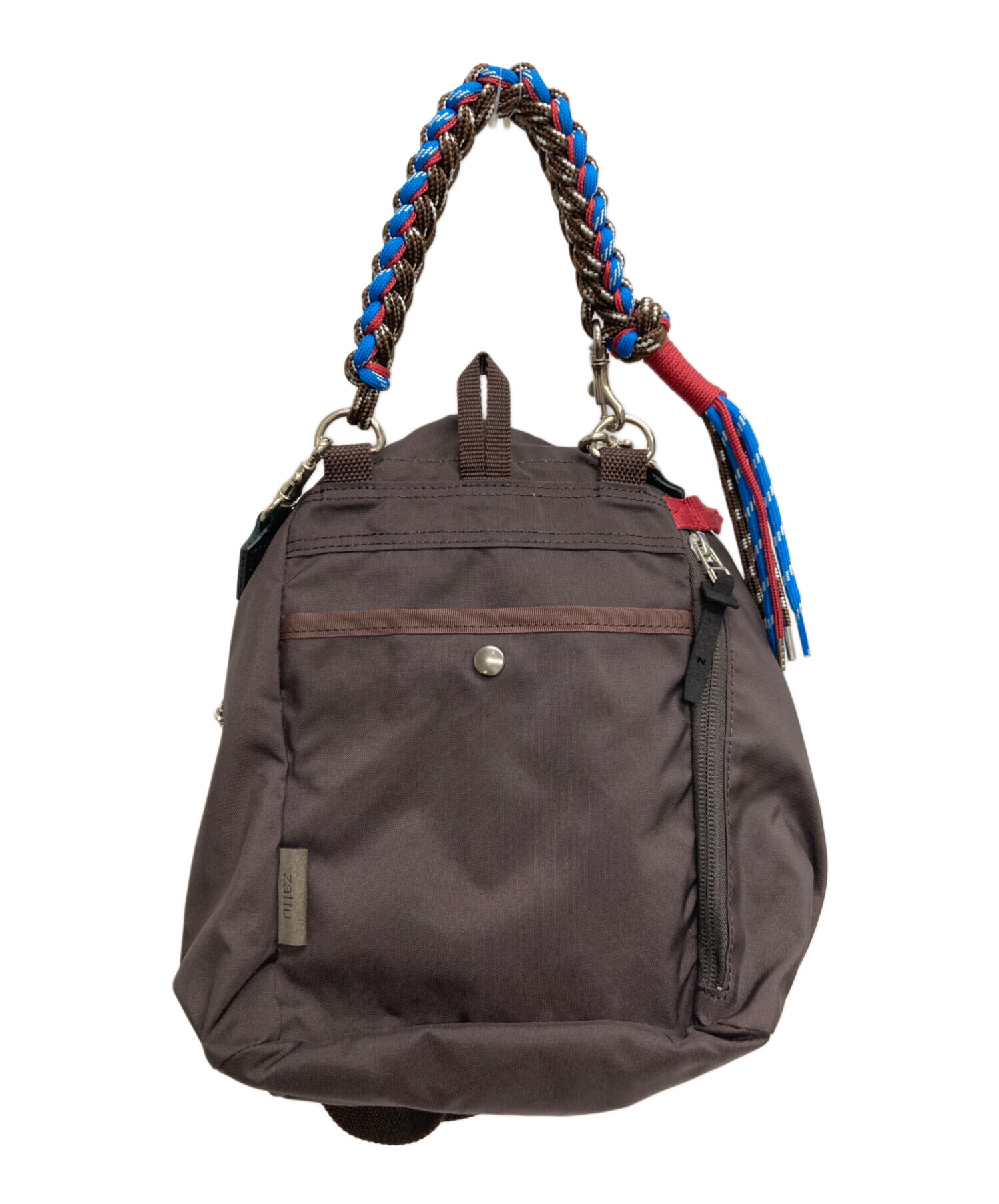 中古・古着通販】zattu (ザッツ) LUGUN 巾着バッグ ブラウン