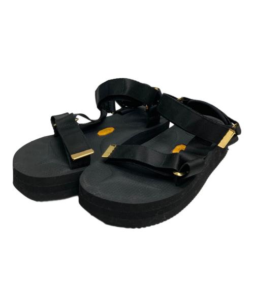 中古・古着通販】suicoke (スイコック) 厚底サンダル ブラック サイズ