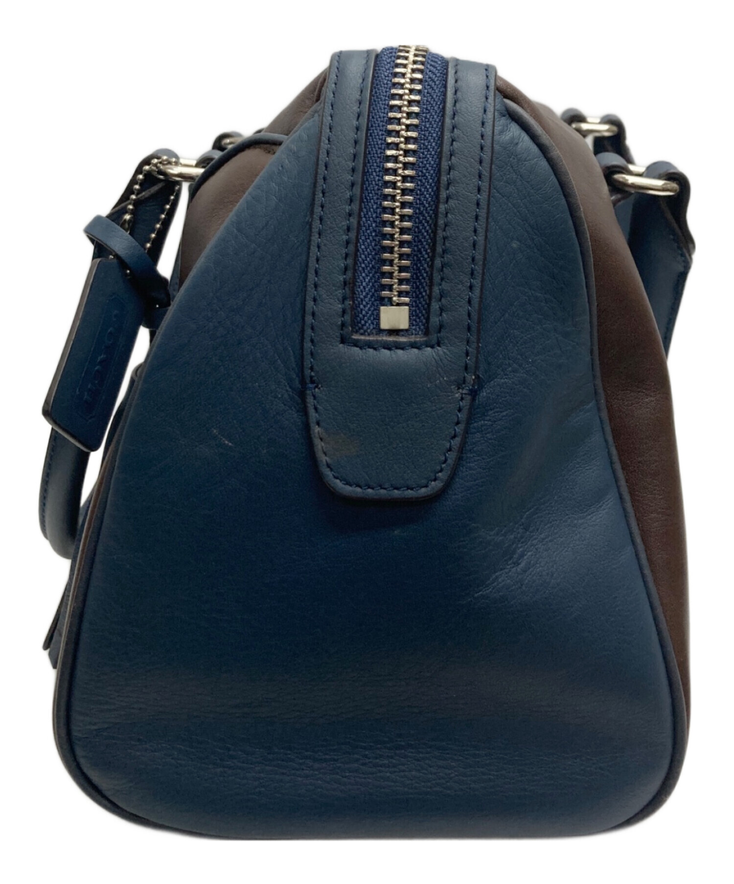 中古・古着通販】COACH (コーチ) ミニボストンバッグ ブラウン 