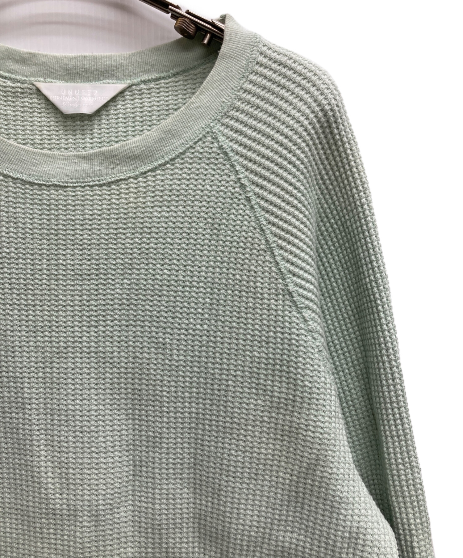 中古・古着通販】UNUSED (アンユーズド) サーマルカットソー グリーン