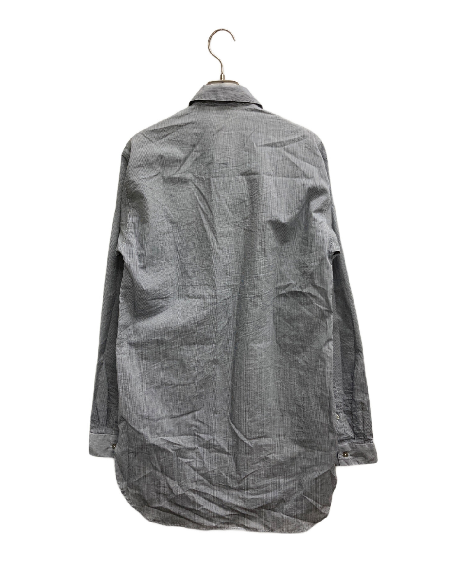 JIL SANDER ダークグレー 長袖シャツ 19aw コレクション着用 Jil