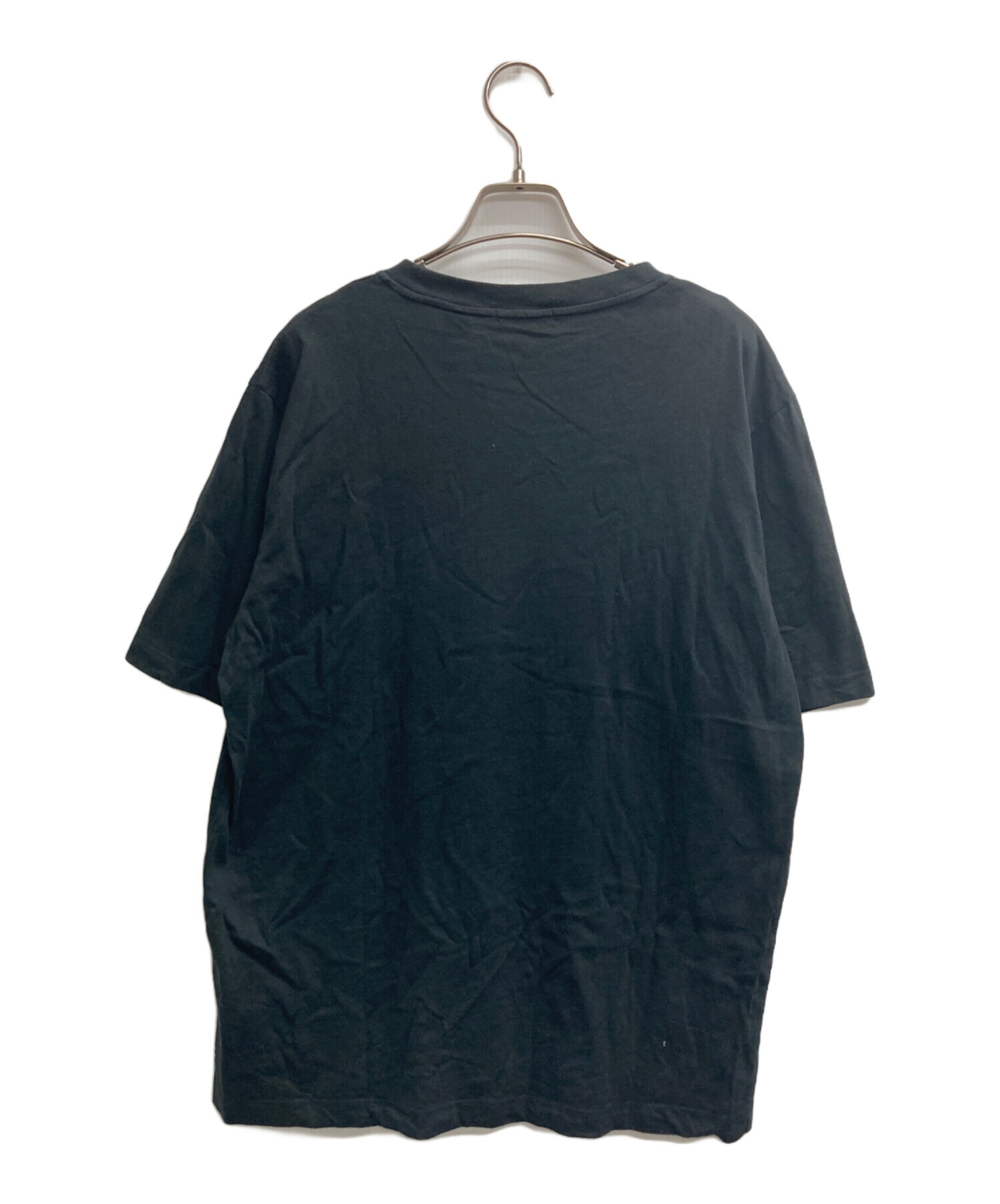 中古・古着通販】theory (セオリー) プリントTシャツ ブラック サイズ 