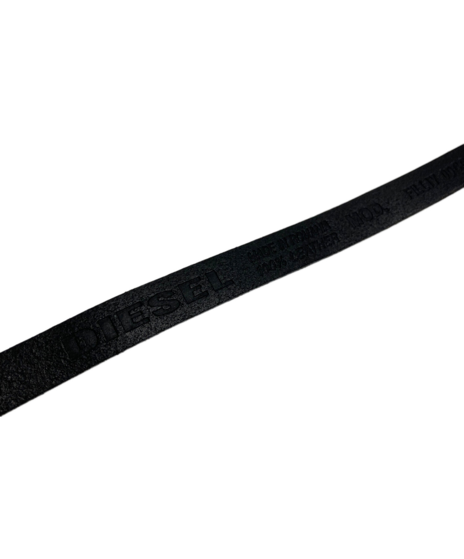 中古・古着通販】DIESEL (ディーゼル) ロゴ金具 チェーンベルト