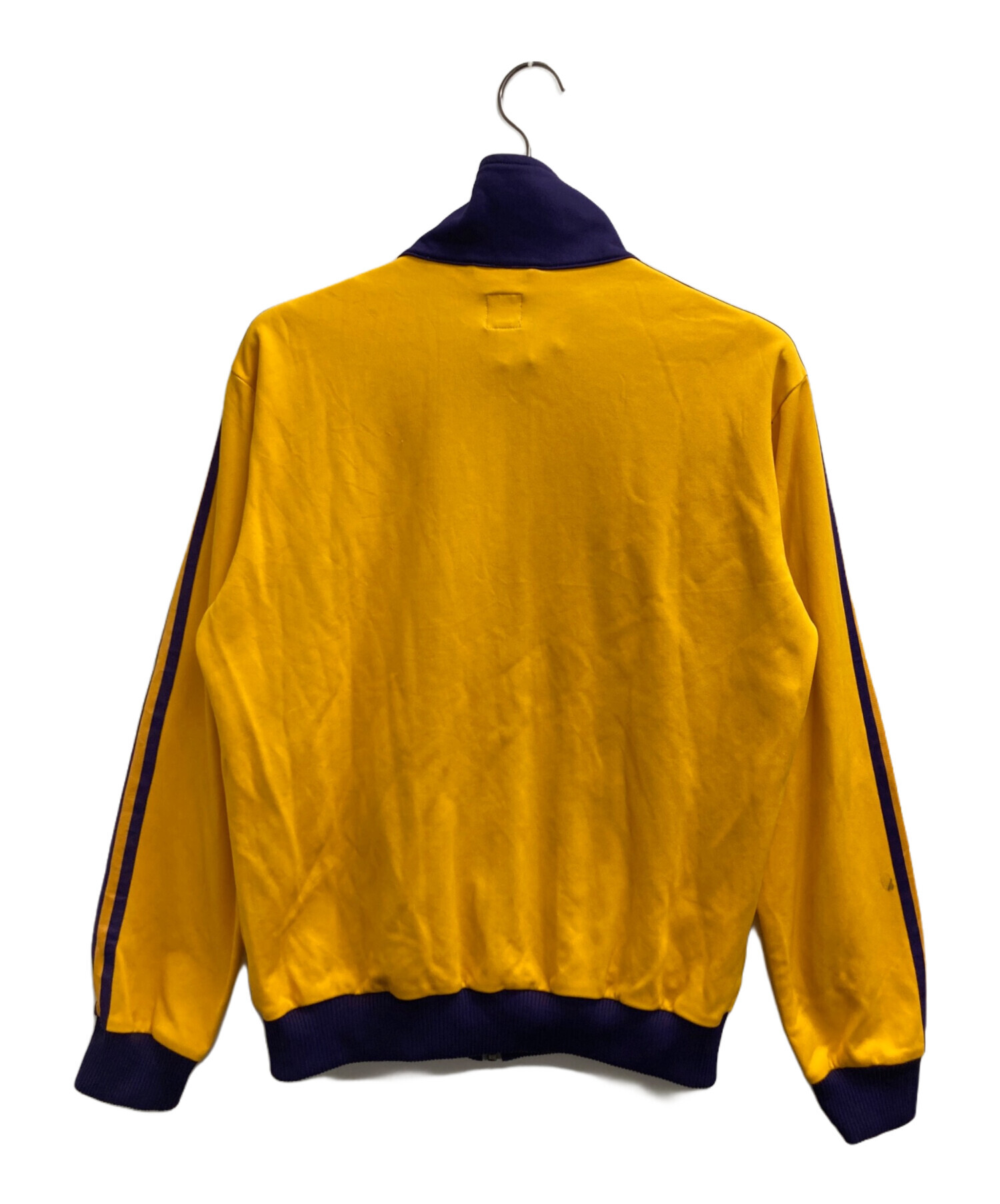 adidas ベッケンバウアー ベロア トラックジャケット　イエローベージュ ベッケンバウアー ベロア トラックジャケット ゴールデン