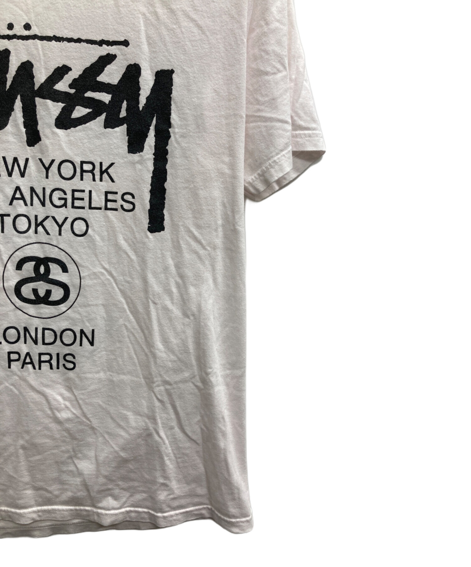 中古・古着通販】stussy (ステューシー) World Tour Tee ホワイト 