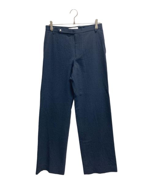 中古・古着通販】seya. (セヤ) シワ加工ウールパンツ ネイビー サイズ