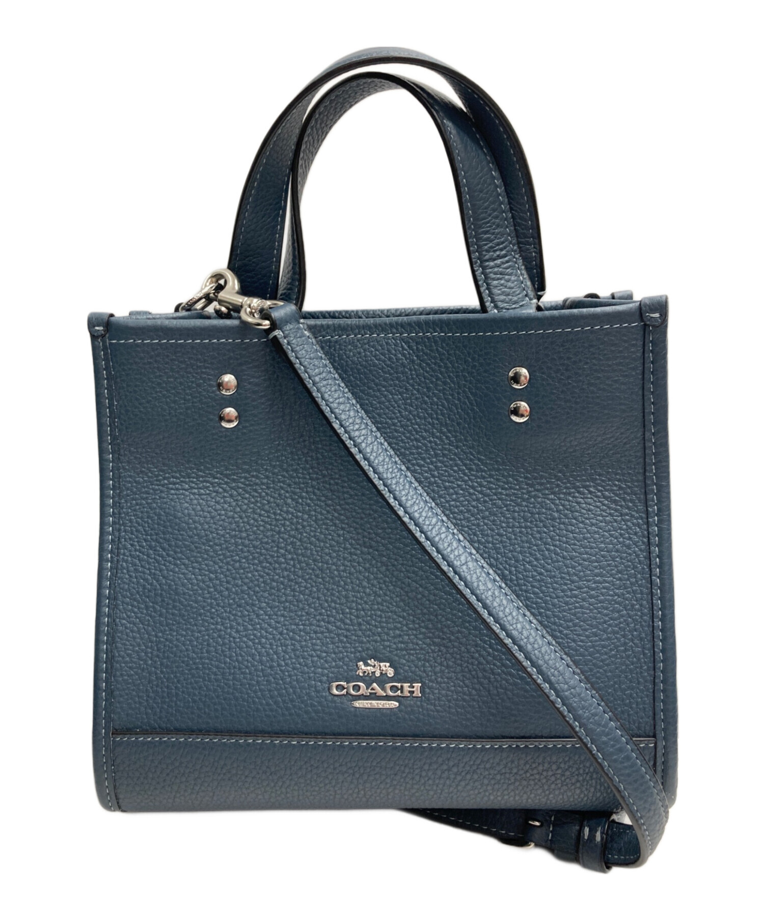 中古・古着通販】COACH (コーチ) デンプシー2WAYバッグ ネイビー 