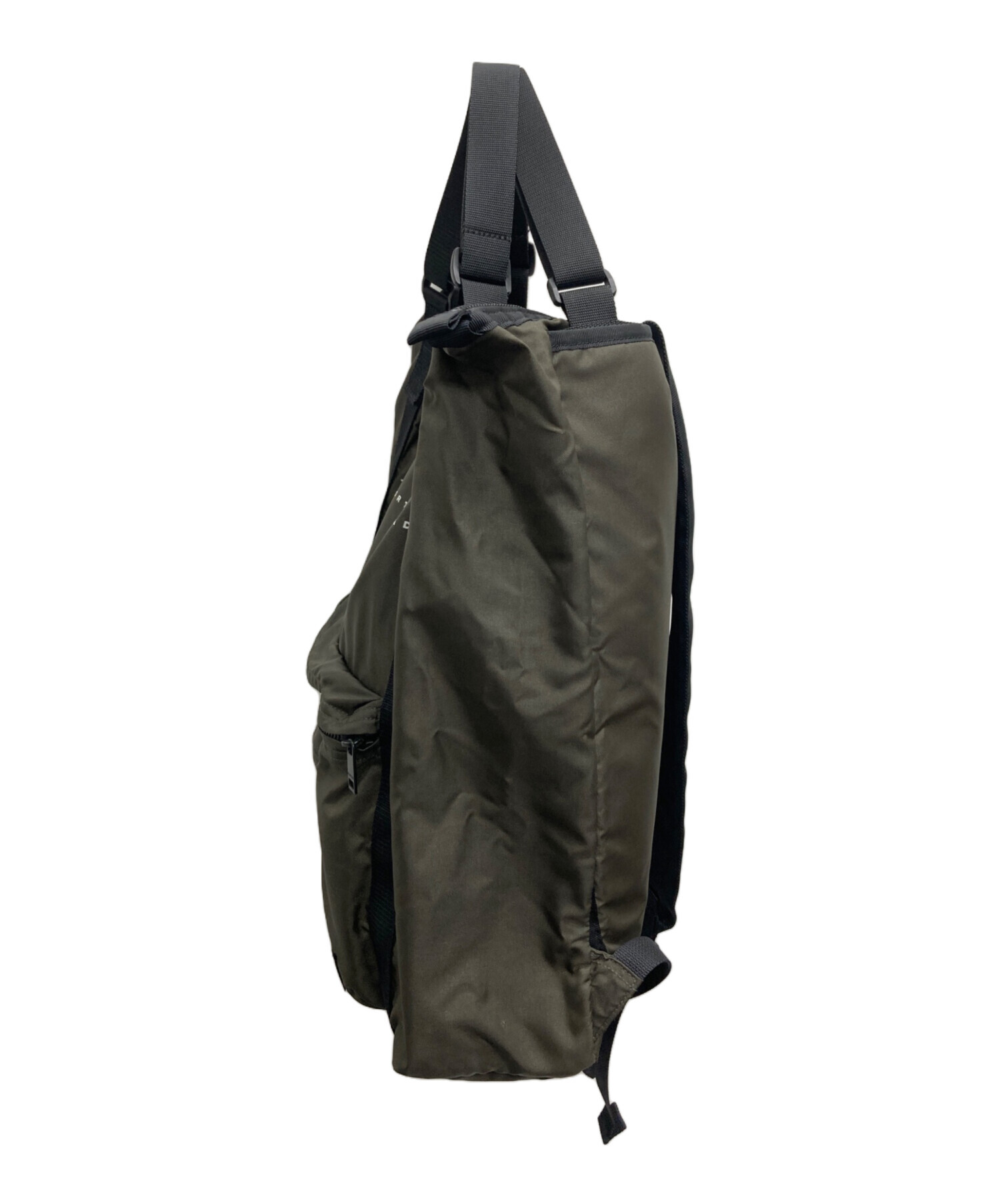 中古・古着通販】PORTER (ポーター) FLAT 2WAY RUCKSACK カーキ 