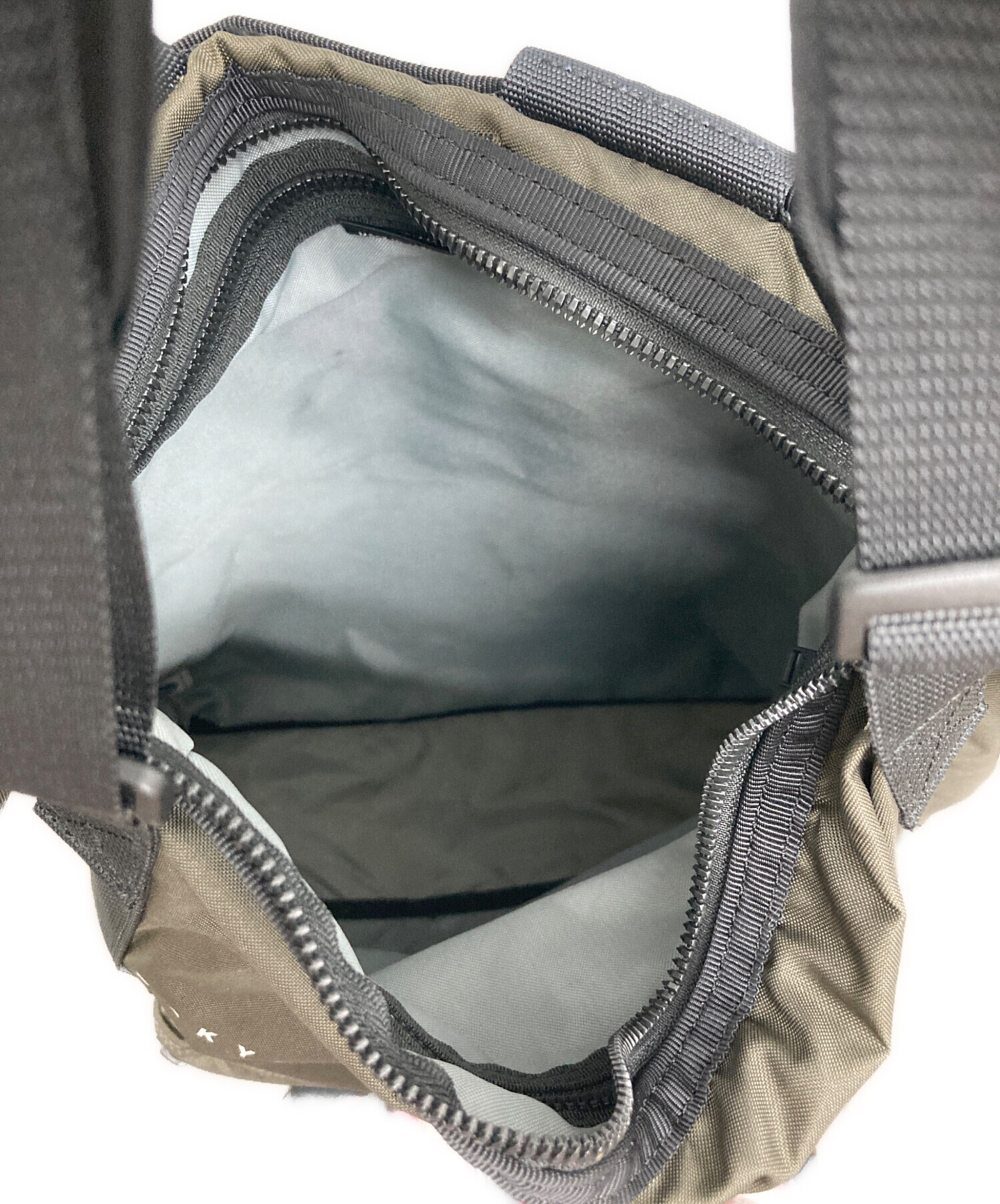 中古・古着通販】PORTER (ポーター) FLAT 2WAY RUCKSACK カーキ 