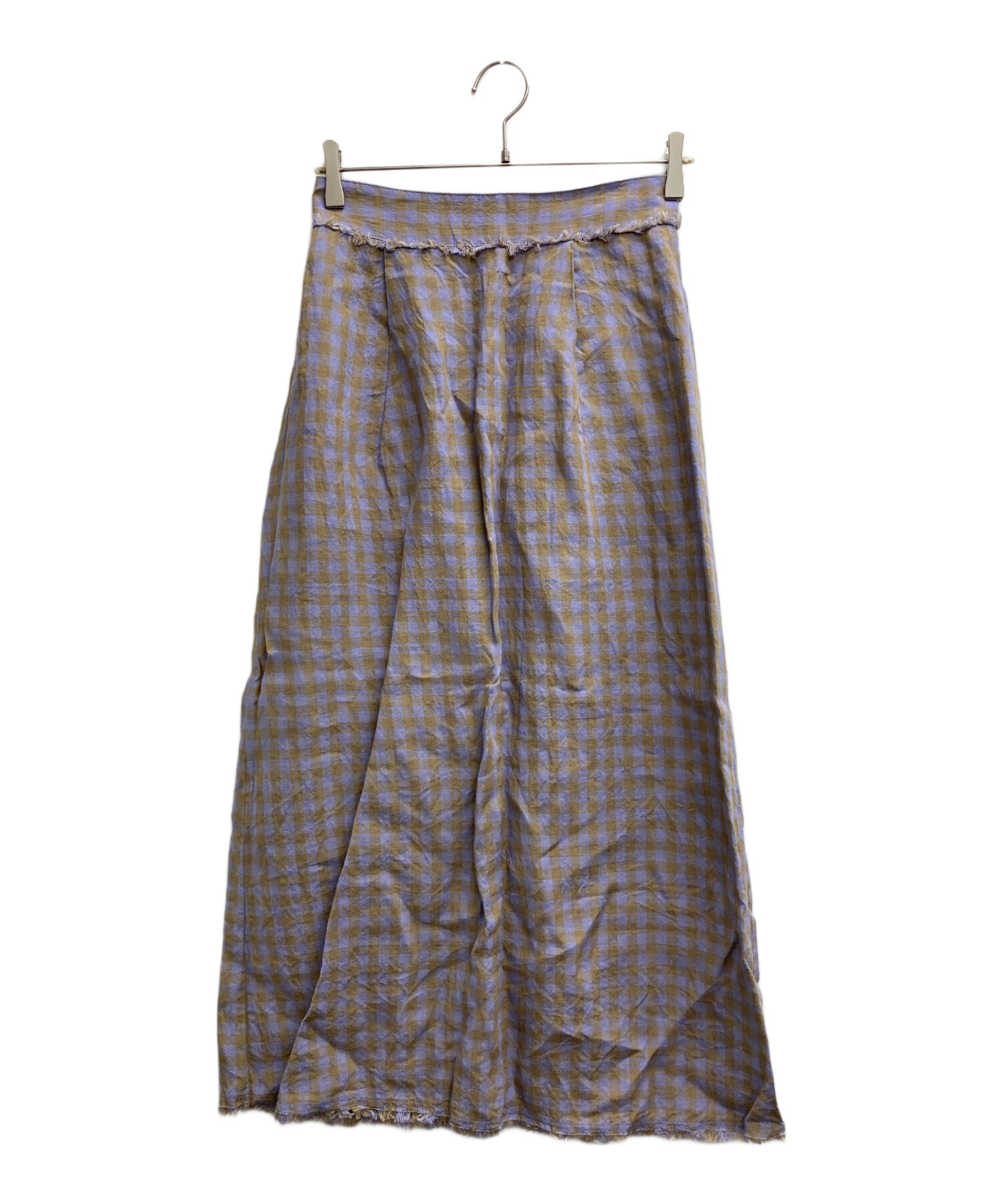 MACPHEE ラミーリネン ロングスカート 36 中古・古着通販】MACPHEE (マカフィー) アイリッシュリネン タック