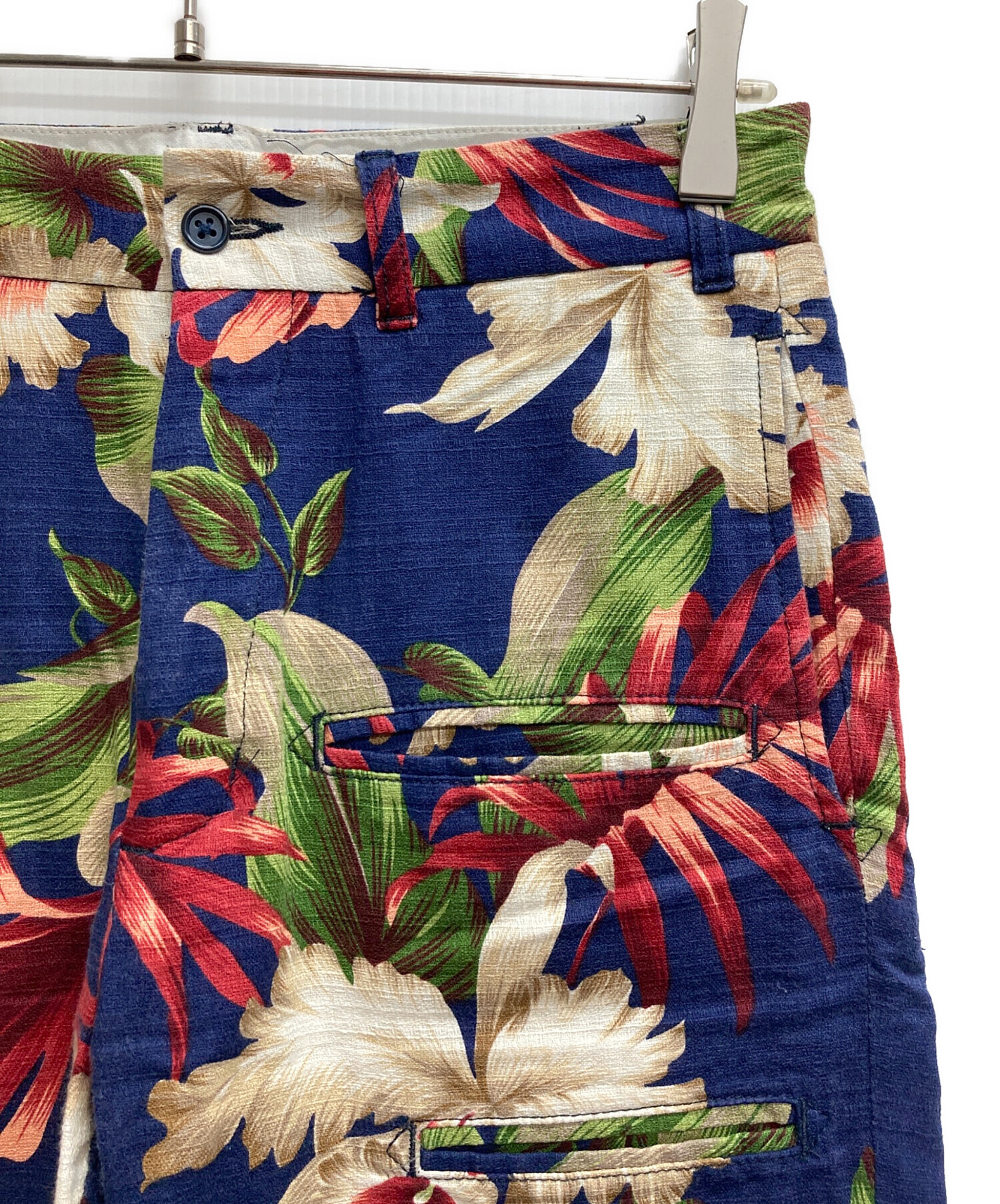 ☆美品☆ エンジニアドガーメンツ 花柄 ボタニカル ワイドショーツ ハーフパンツ 中古・古着通販】Engineered Garments (エンジニアードガーメンツ