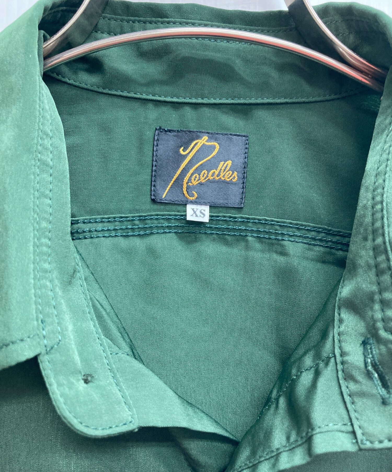 中古・古着通販】Needles (ニードルズ) S/S Work Shirt - Poly Cloth