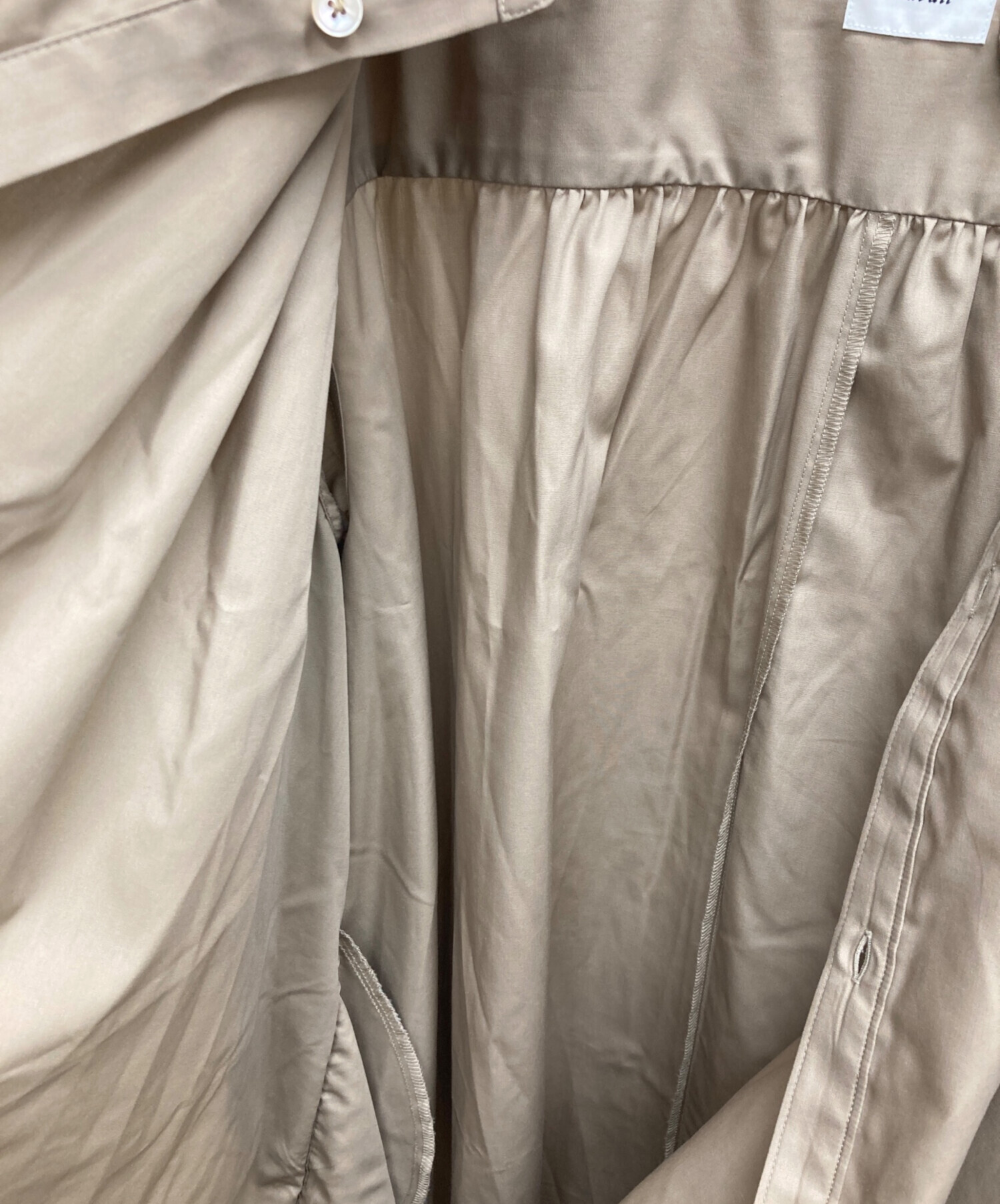 中古・古着通販】DANTON (ダントン) バンドカラーシャツワンピース