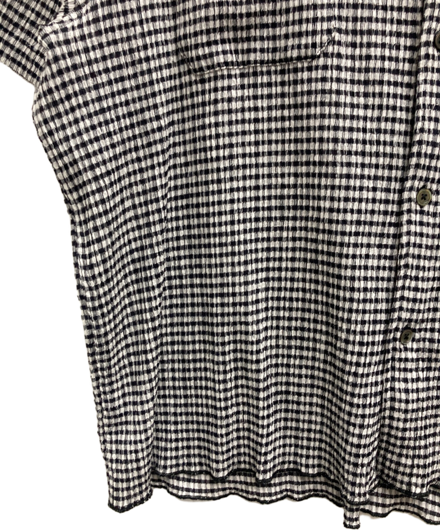 中古・古着通販】stussy (ステューシー) CRINKLED CHECK SS SHIRT