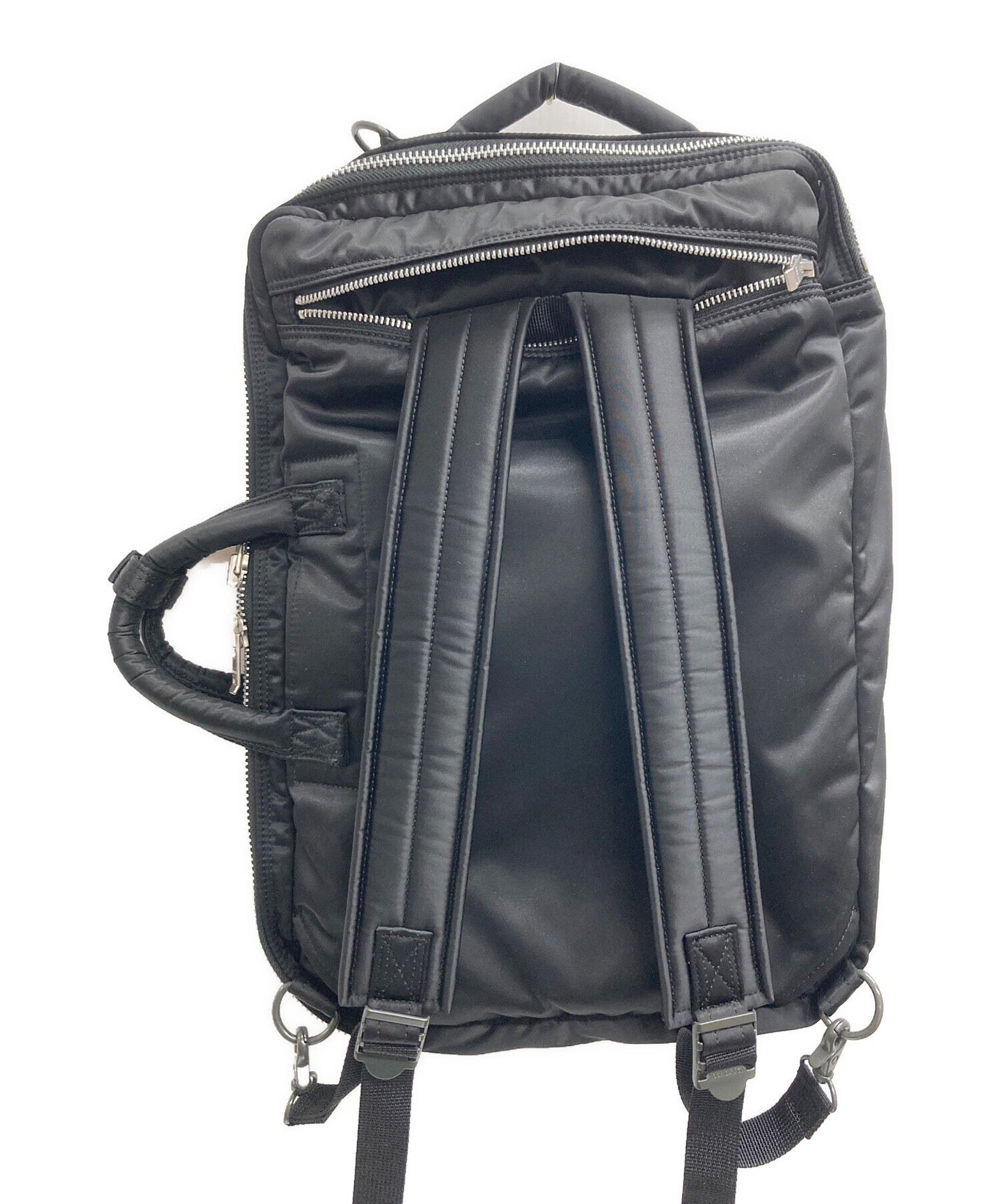 中古・古着通販】PORTER (ポーター) 3WAY DOCUMENT BAG W zip ブラック