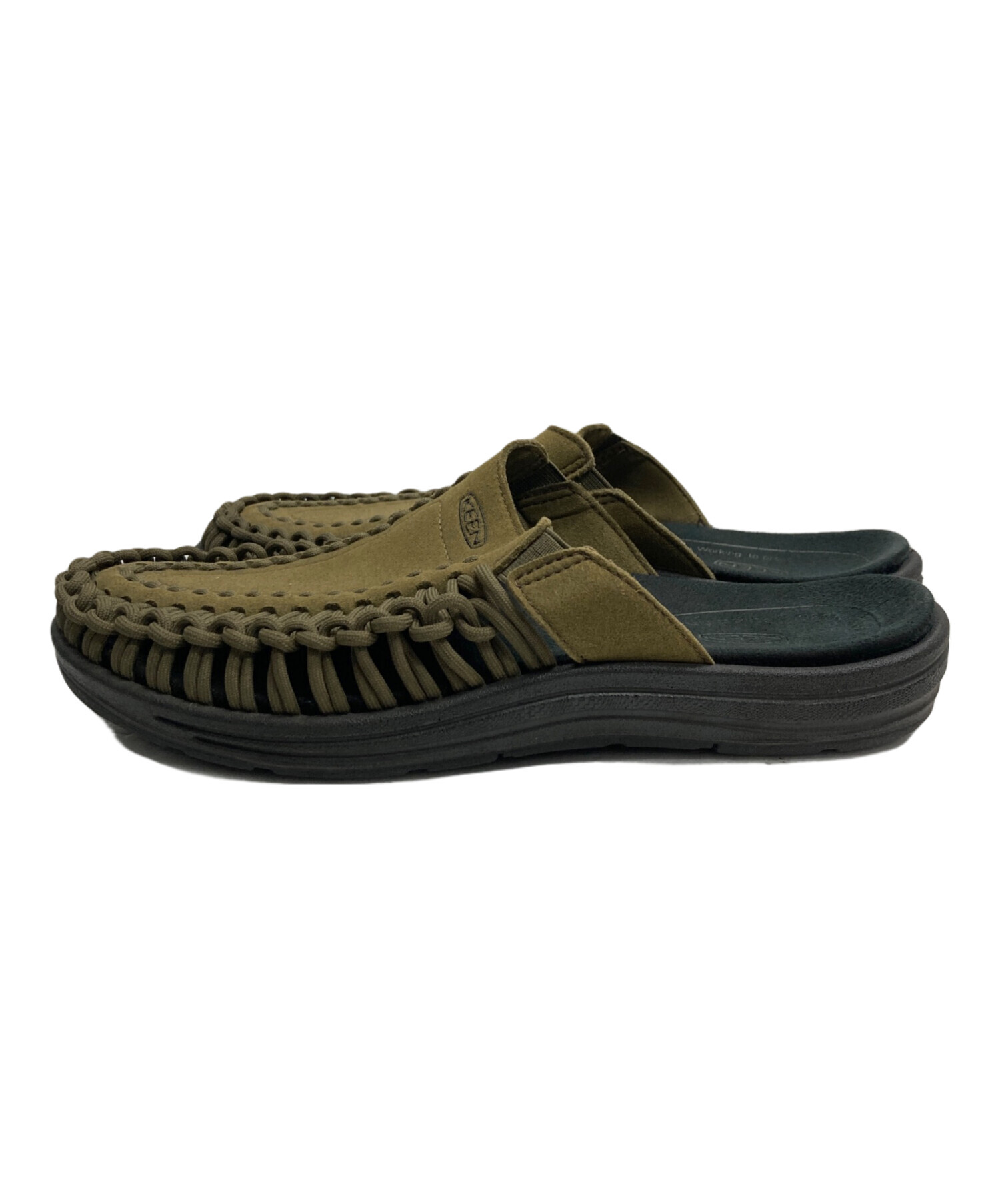 中古・古着通販】KEEN (キーン) サンダル オリーブ サイズ:27.5cm 