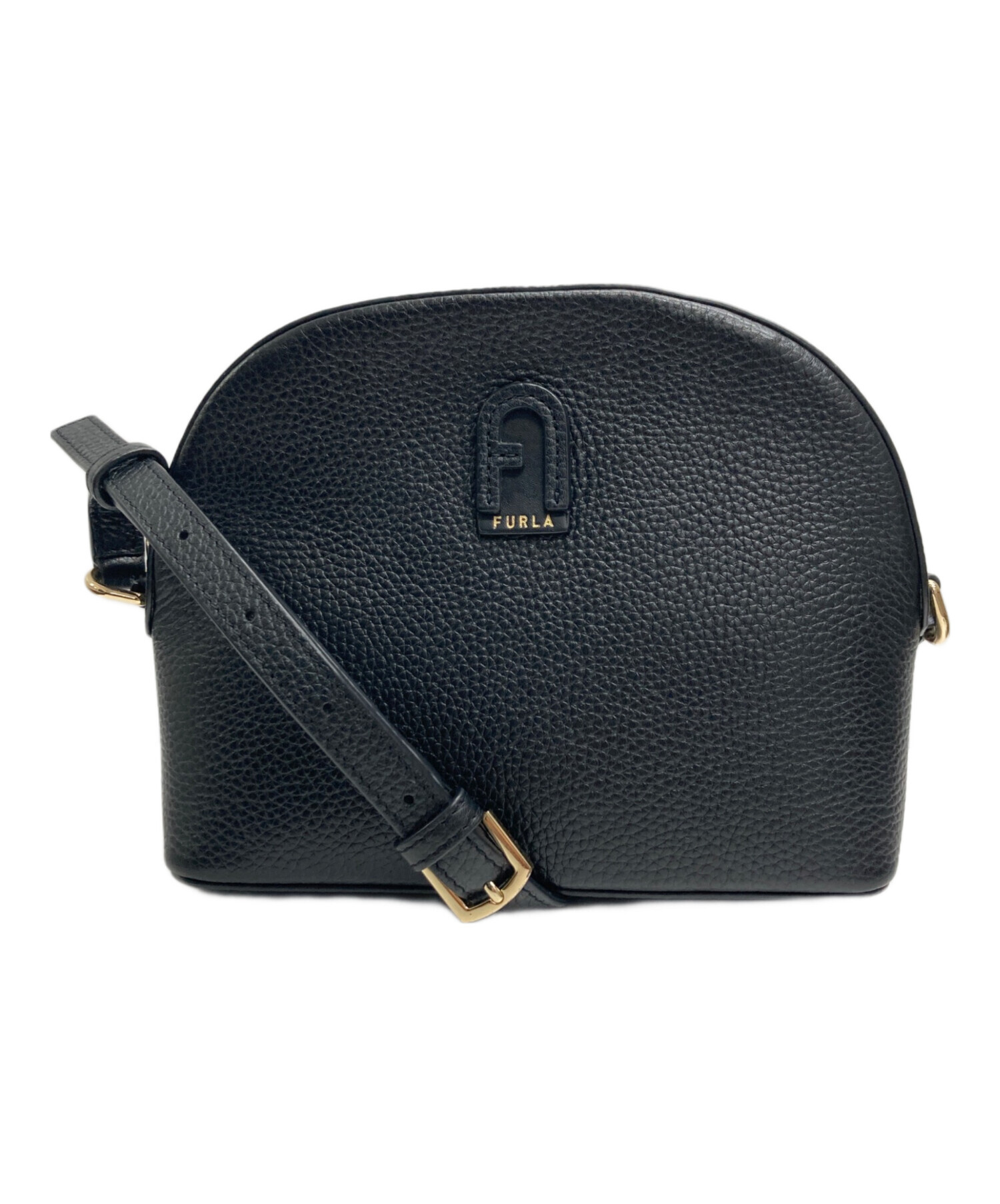 中古・古着通販】FURLA (フルラ) ATENAショルダーバッグ ブラック 