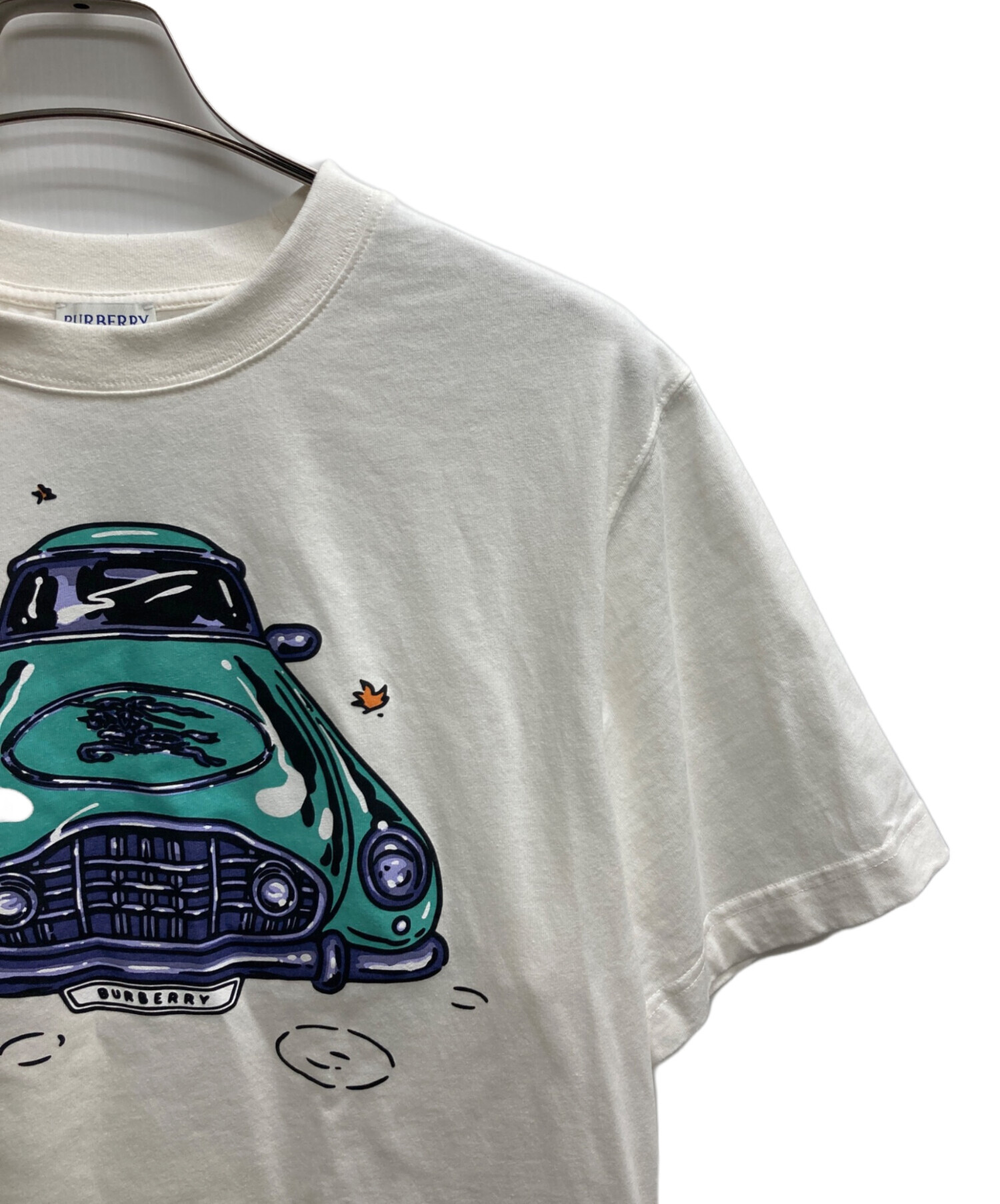 中古・古着通販】BURBERRY (バーバリー) カーコットンTシャツ 