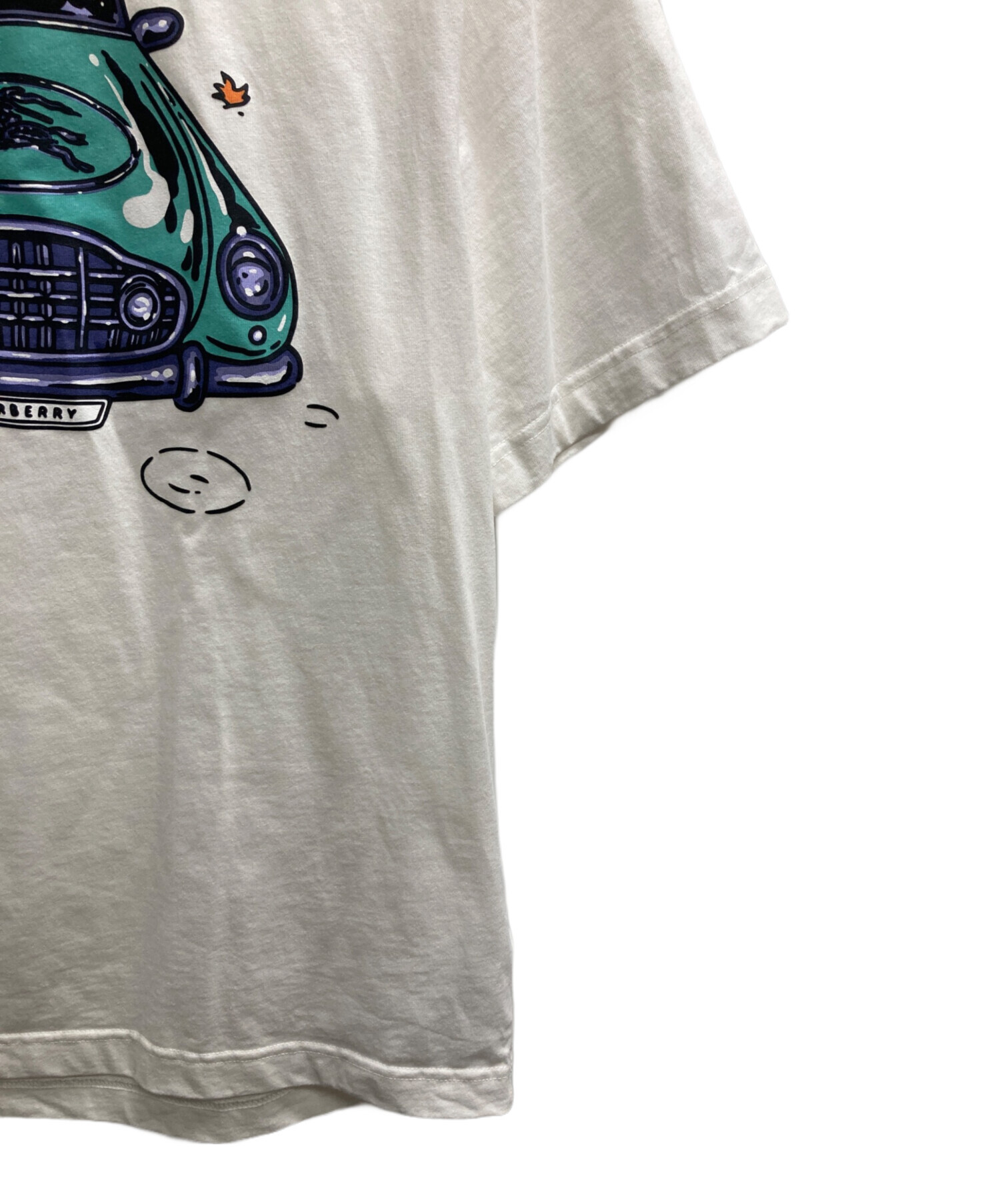 中古・古着通販】BURBERRY (バーバリー) カーコットンTシャツ 