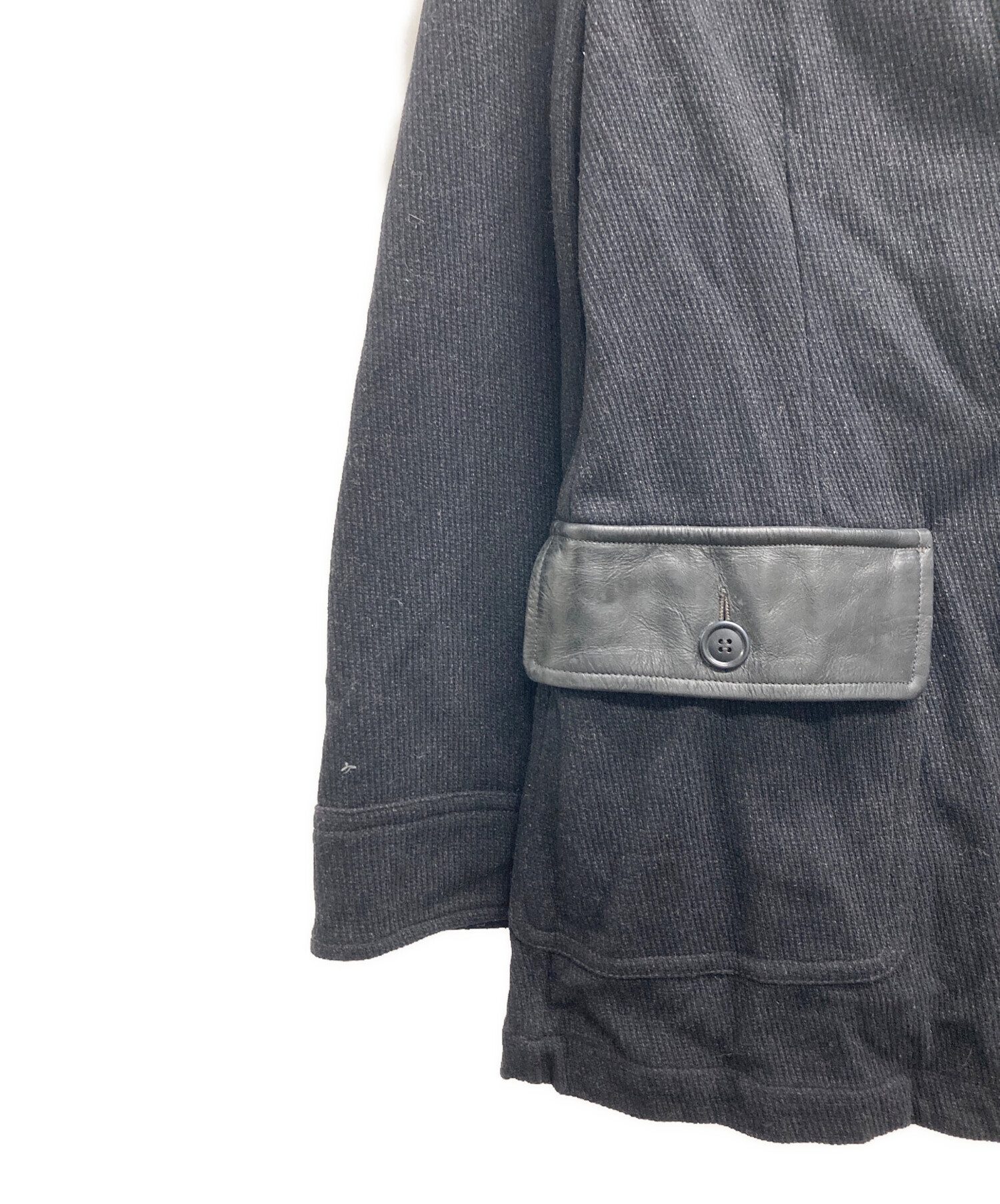 中古・古着通販】C.P COMPANY (シーピーカンパニー) 90sレザー切替