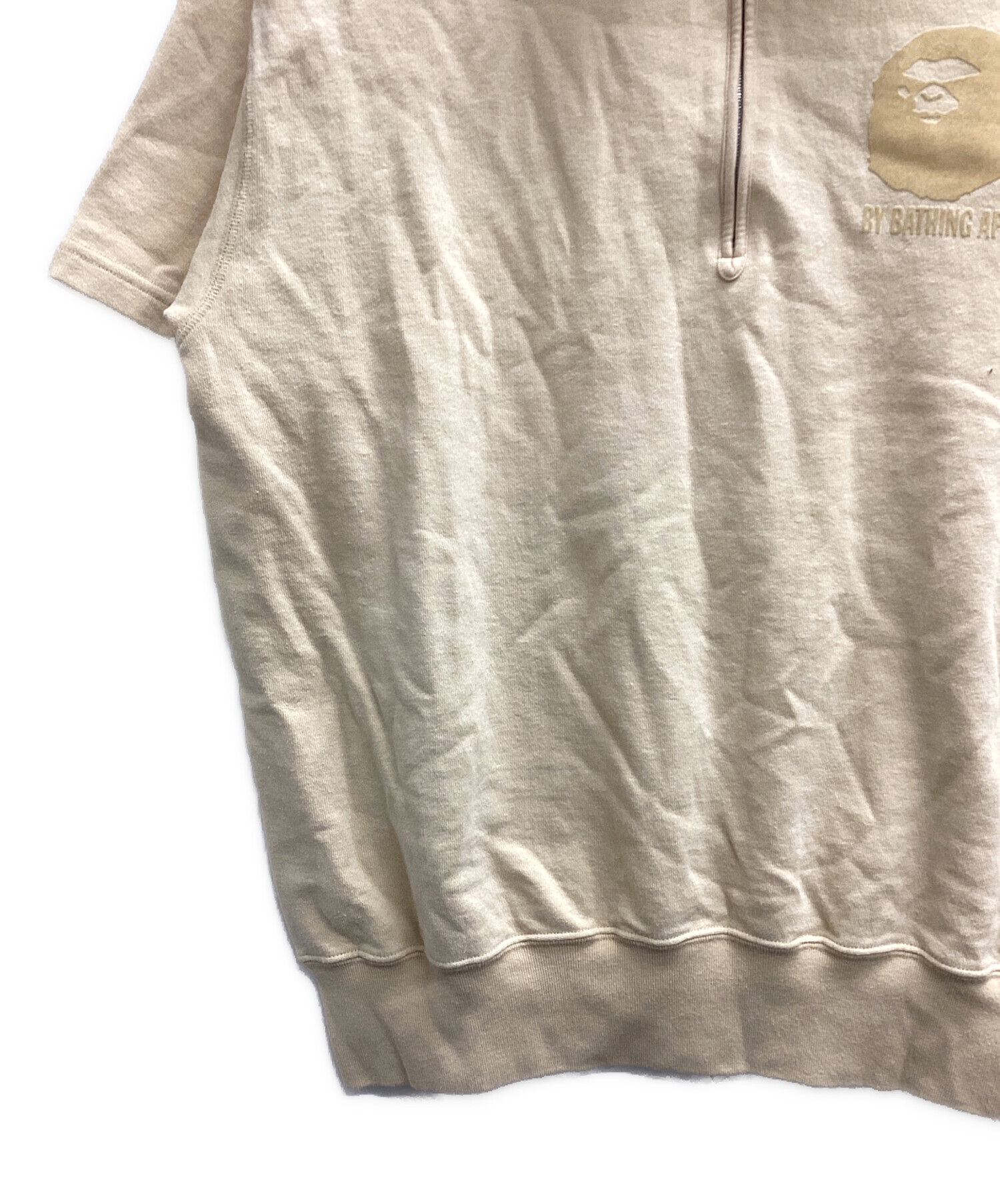 GW特価！A BATHING APE 90年代初期 ベージュ フリース ベスト GW特価！A BATHING APE 90年代初期 ベージュ フリース ベスト