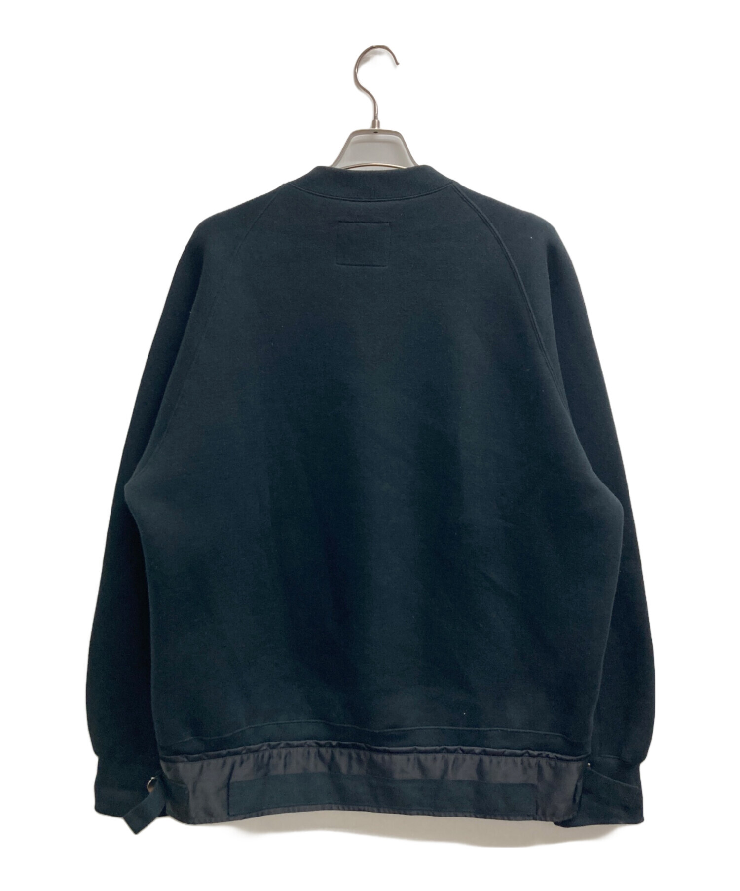 中古・古着通販】sacai (サカイ) Nylon Twill Sponge Sweat Crew Sweat 