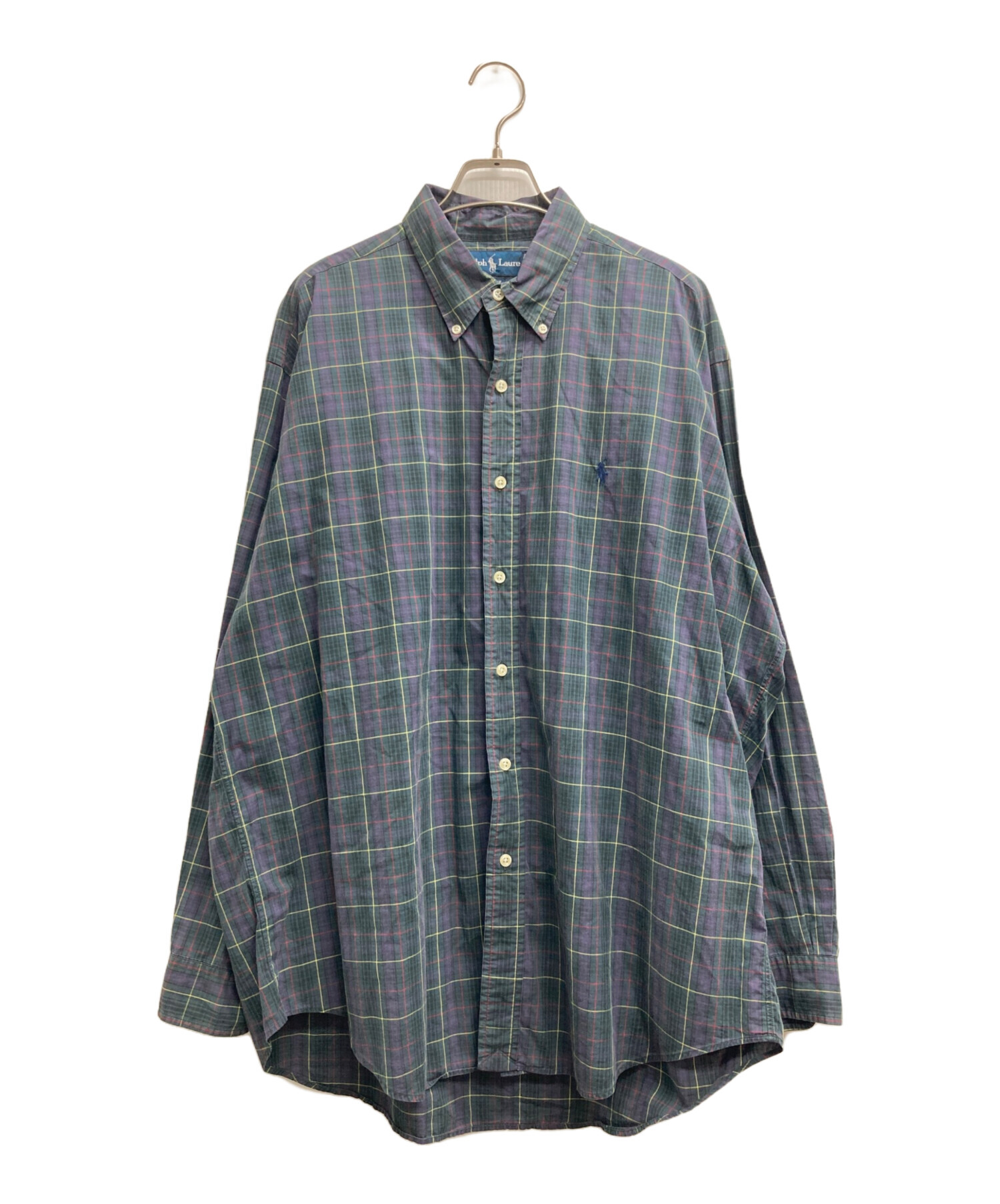 ☆Ralph Lauren/ラルフローレン チェック柄 カシミヤ混 ツイード ☆Ralph Lauren/ラルフローレン チェック柄 カシミヤ混 ツイード