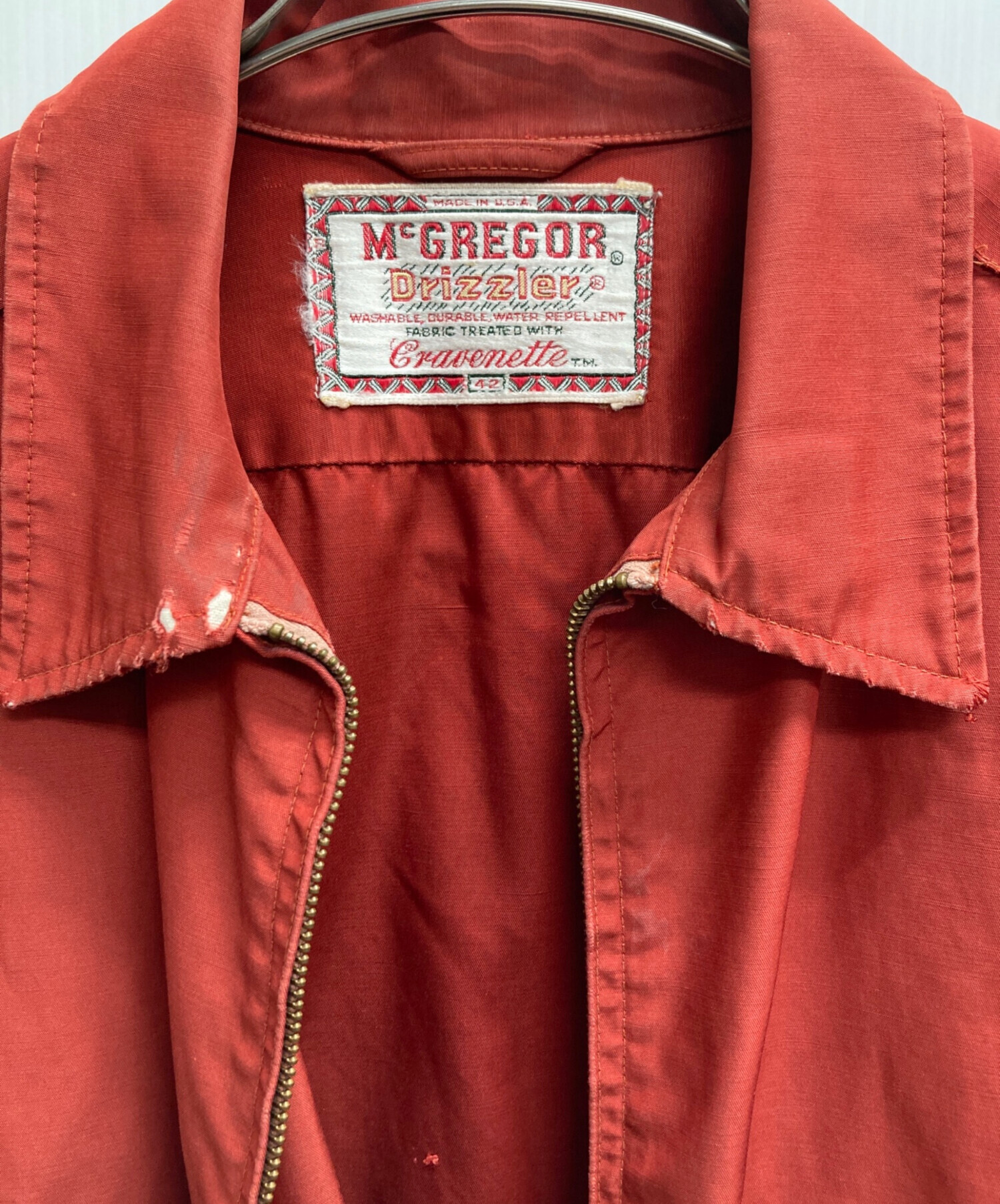 中古・古着通販】McGREGOR (マクレガー) ドリズラージャケット レッド