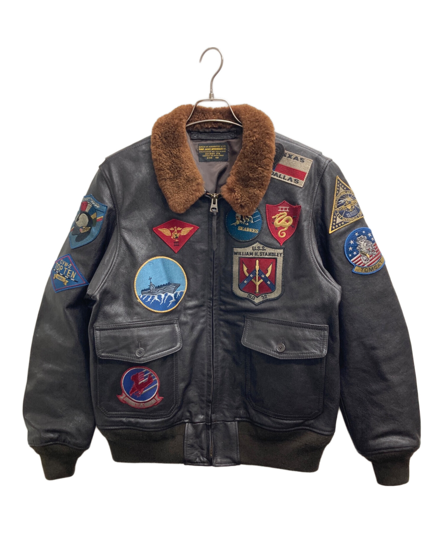 中古・古着通販】AVIREX (アヴィレックス) GOAT G-1 TOP GUNレザー 