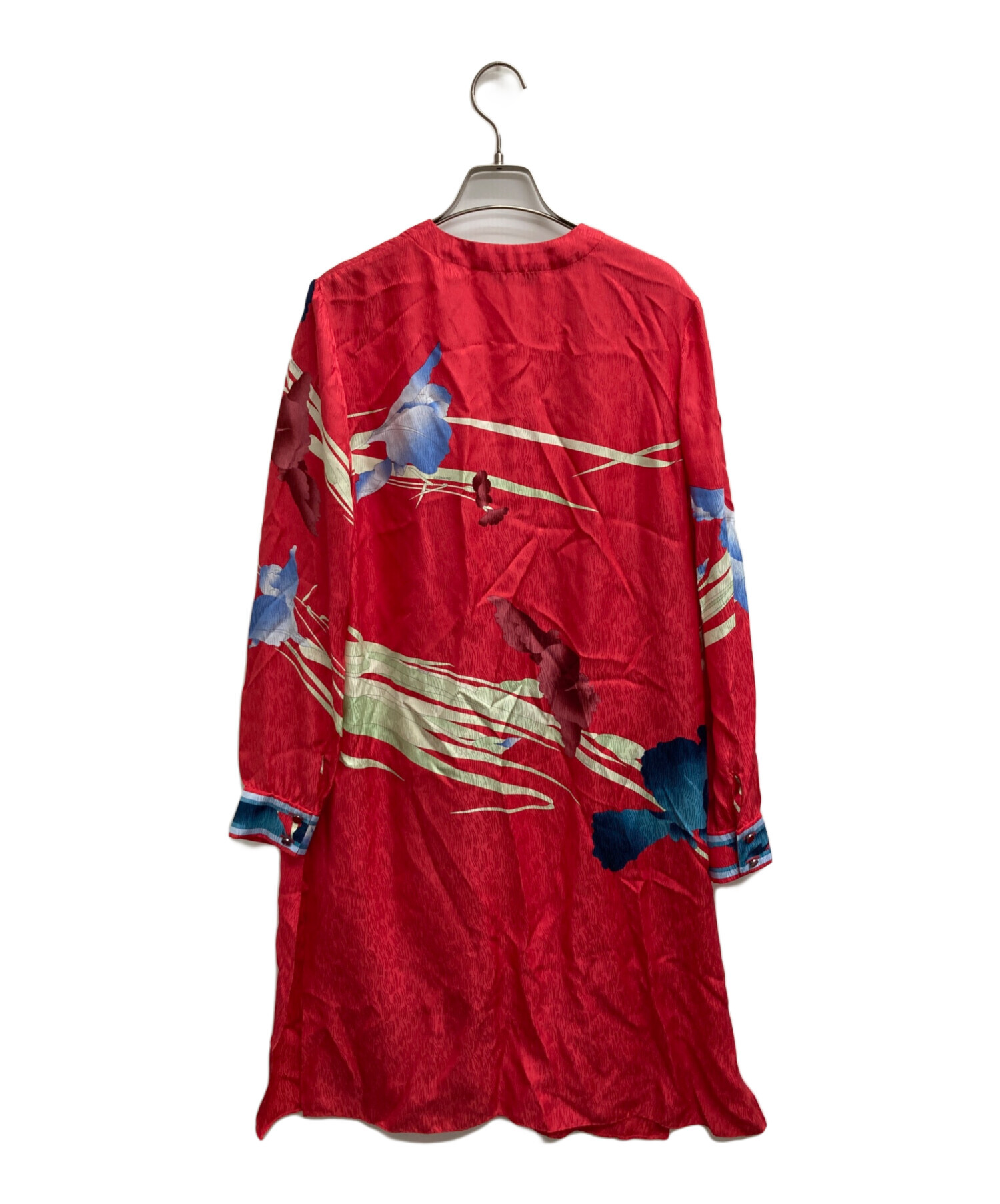 LEONARD シルクワンピース 中古・古着通販】LEONARD (レオナール) 総柄